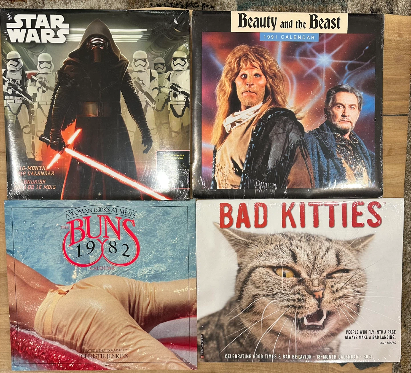 SEALED COLLECTOR CALENDARS FOR SALE