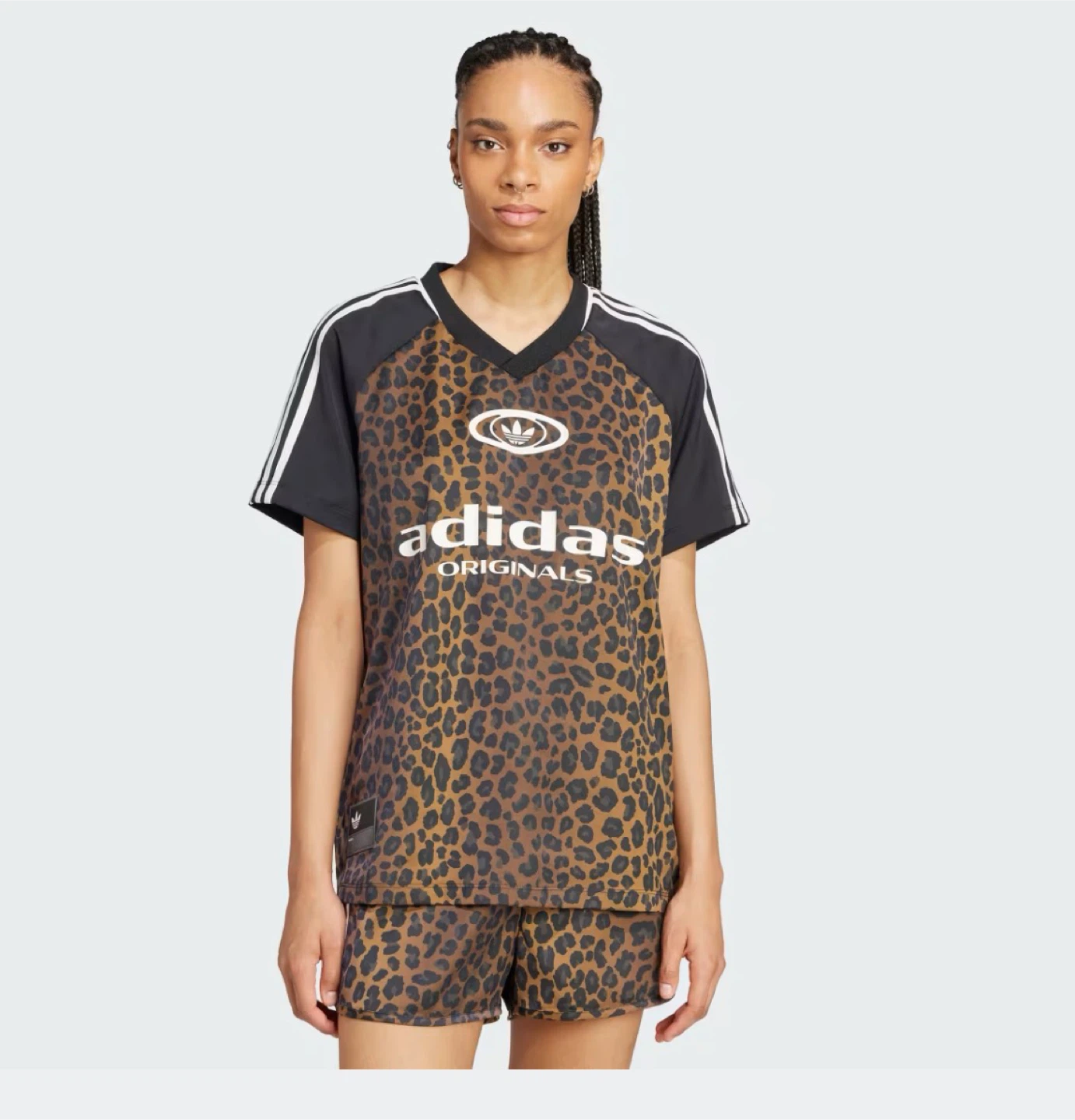 Adidas Originals Leopard Print Jersey