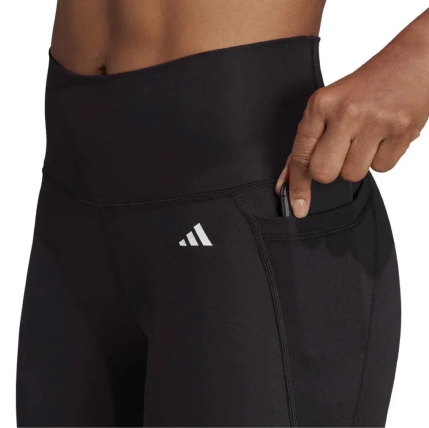 Adidas Opti Luxe yoga 7/8 Tights - Black, Size M - photo 2