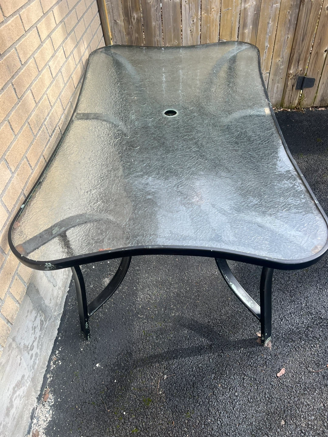 Glass Top Patio Dining Table - photo 3