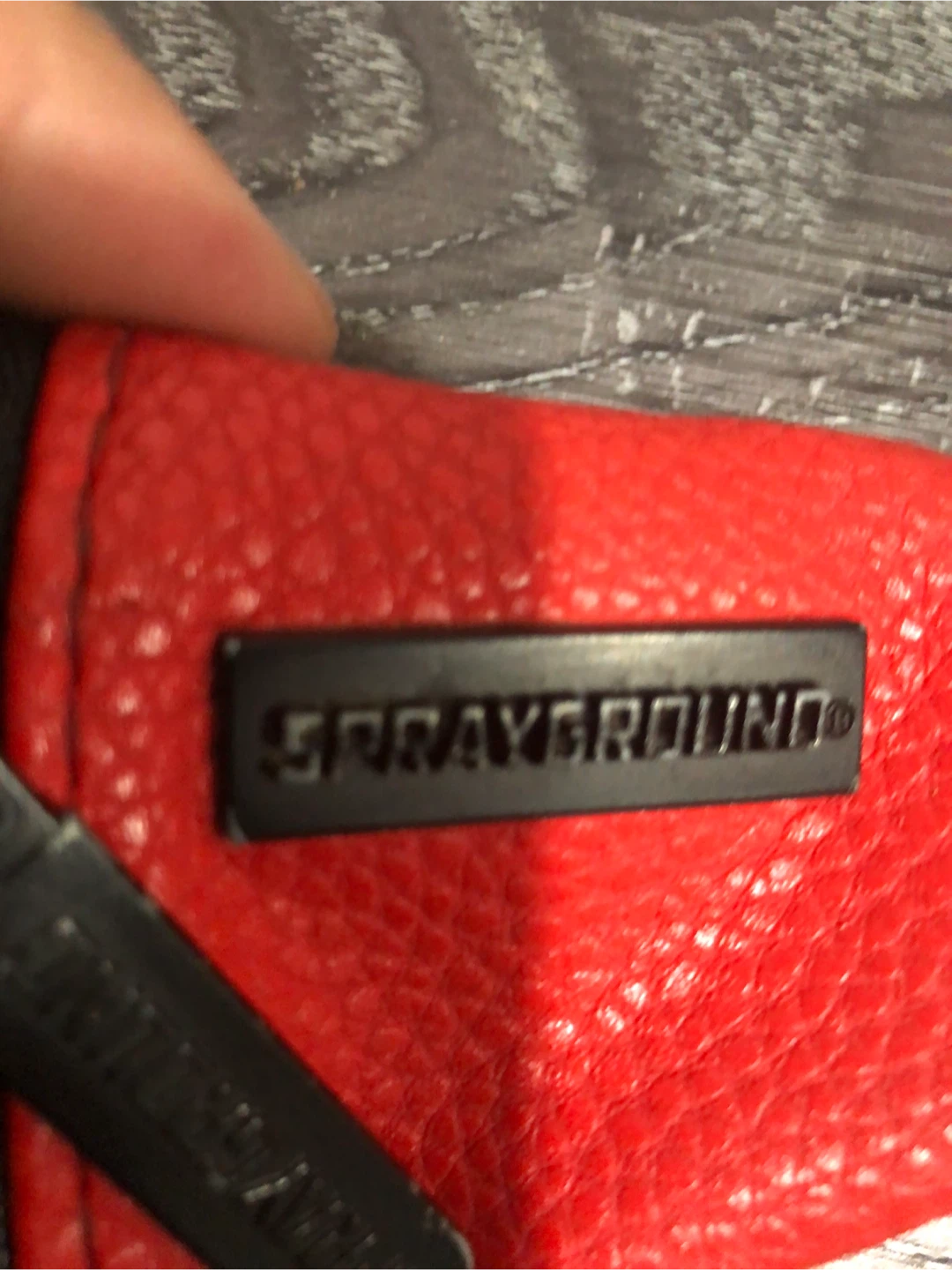 Sprayground Fanny Pack - Red & Black Checkerboard - photo 3