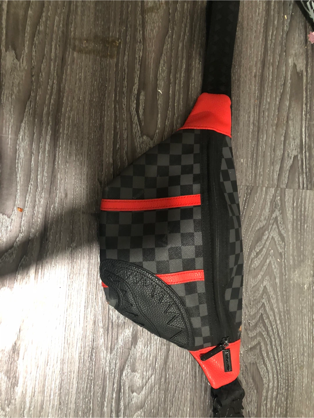 Sprayground Fanny Pack - Red & Black Checkerboard