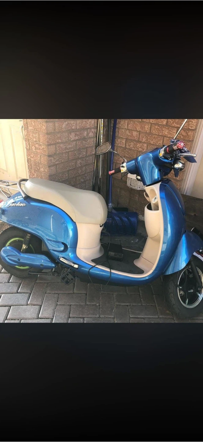 Blue Scooter