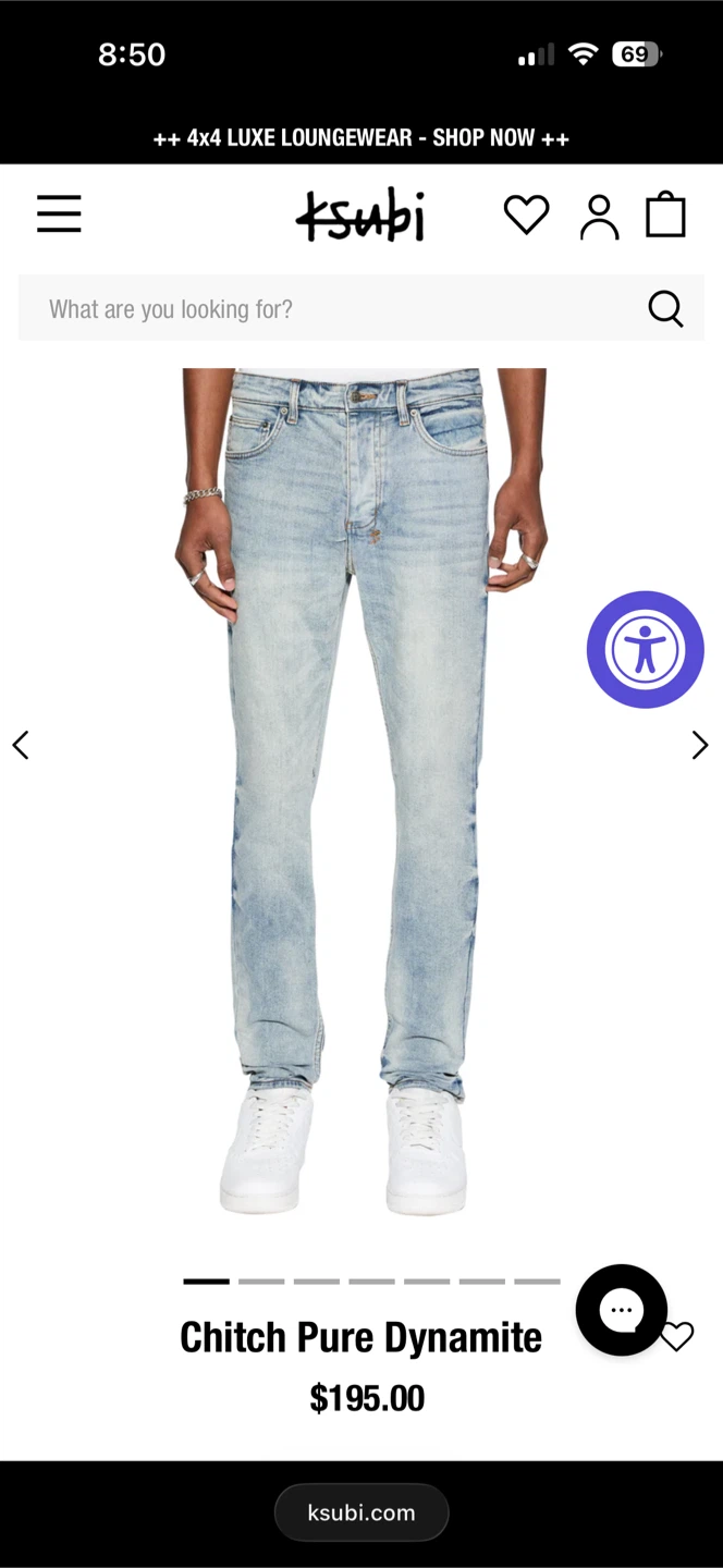 Ksubi light wash distressed denim jeans - photo 3