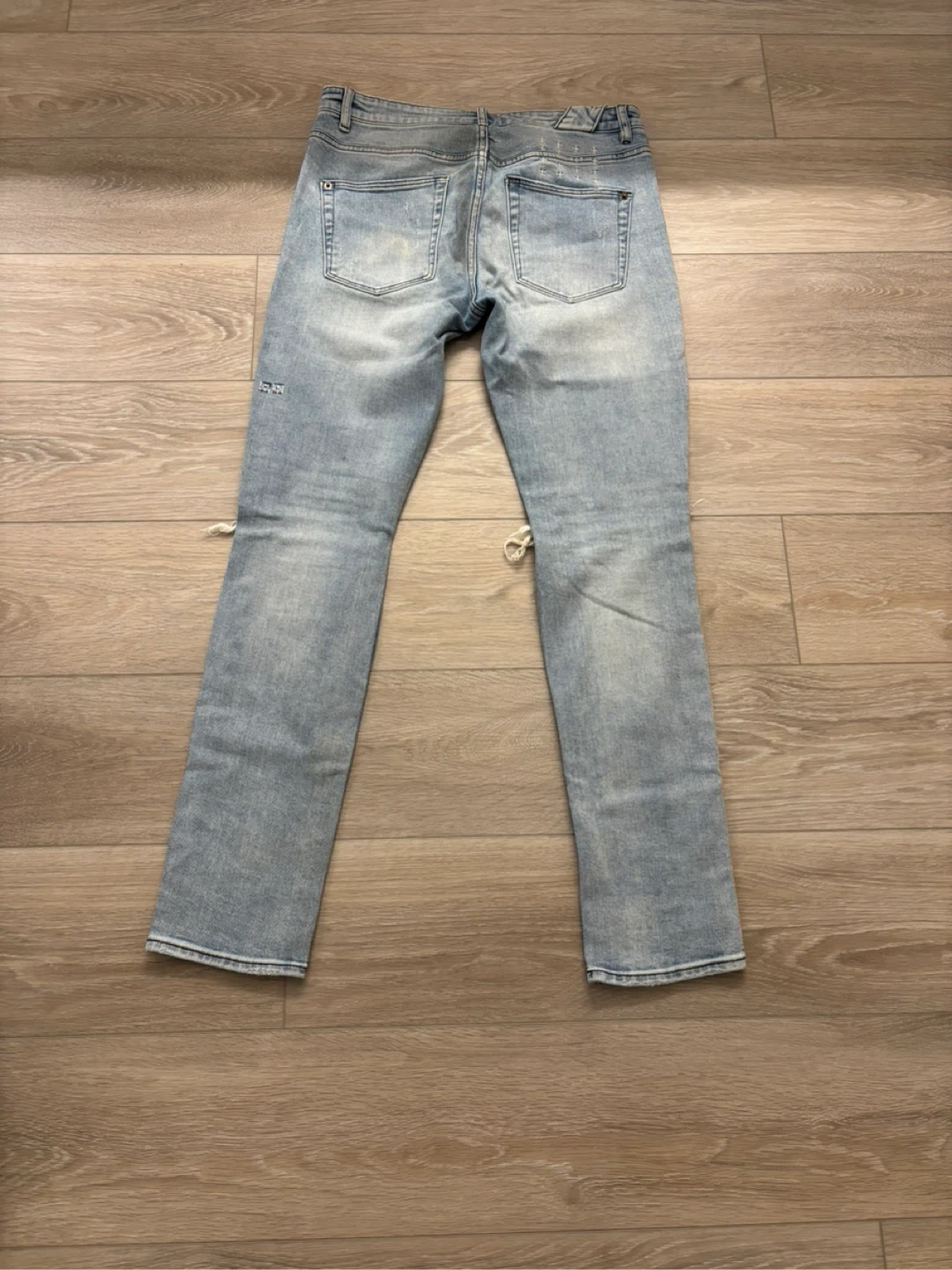 Ksubi light wash distressed denim jeans - photo 2