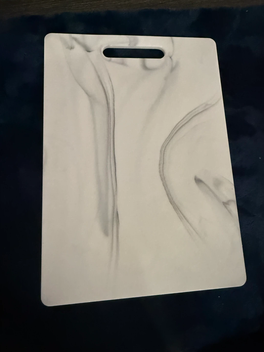 Marble Effect Cutting Board with Handle