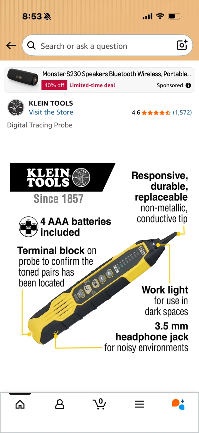 Klein Tools Digital Tracing Probe - photo 3