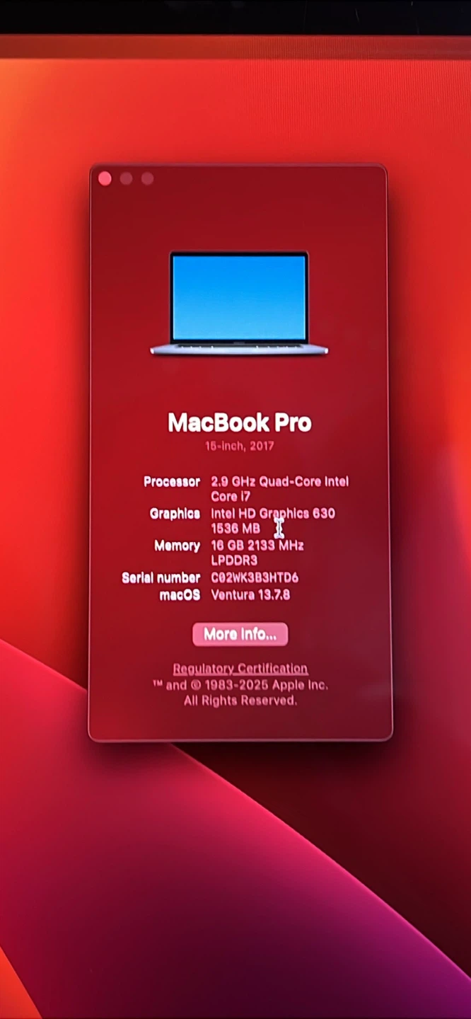 MacBook Pro 15-inch, 2017-512GB - photo 2