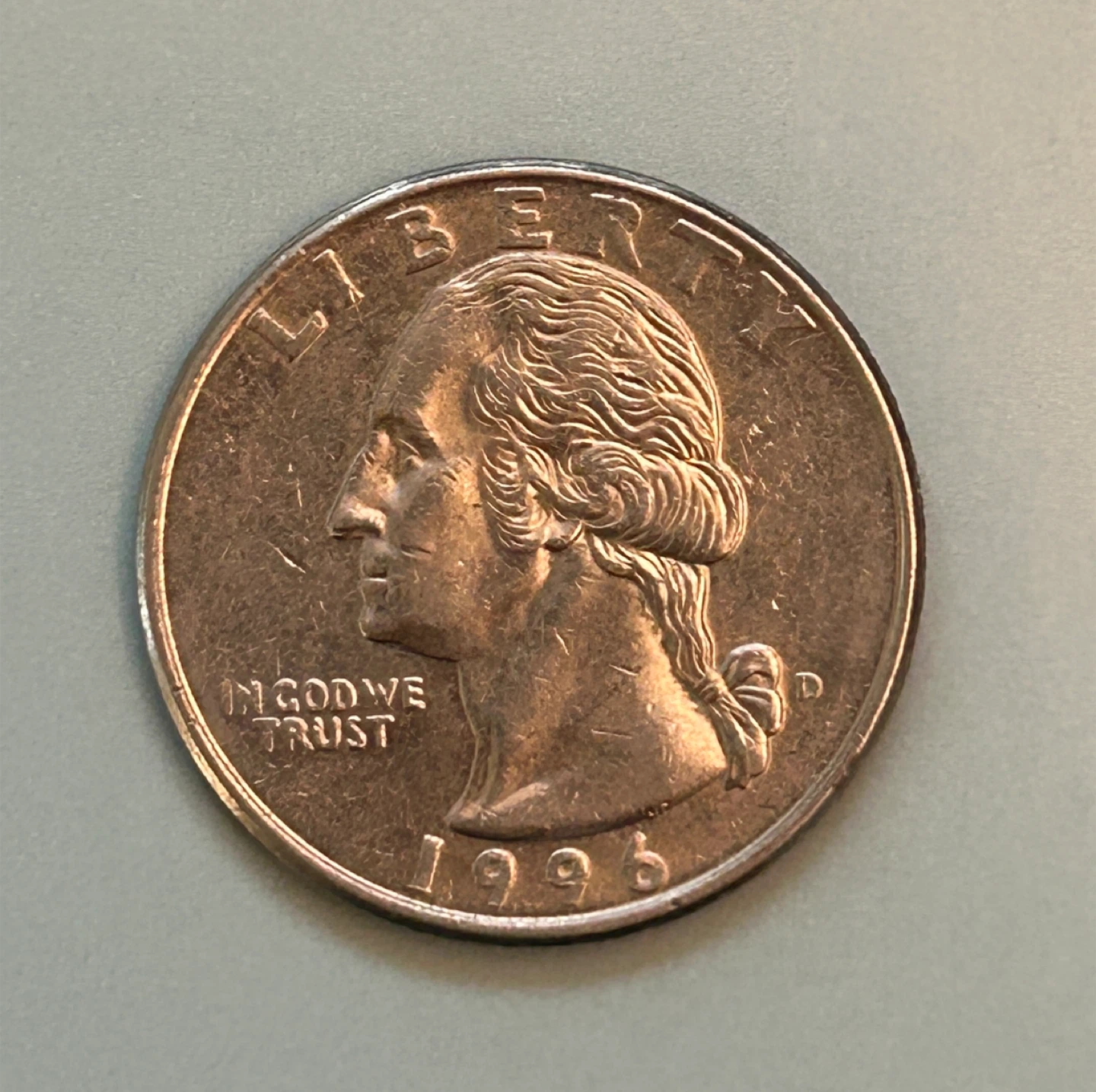 1996 US Quarter Dollar Coin - photo 2