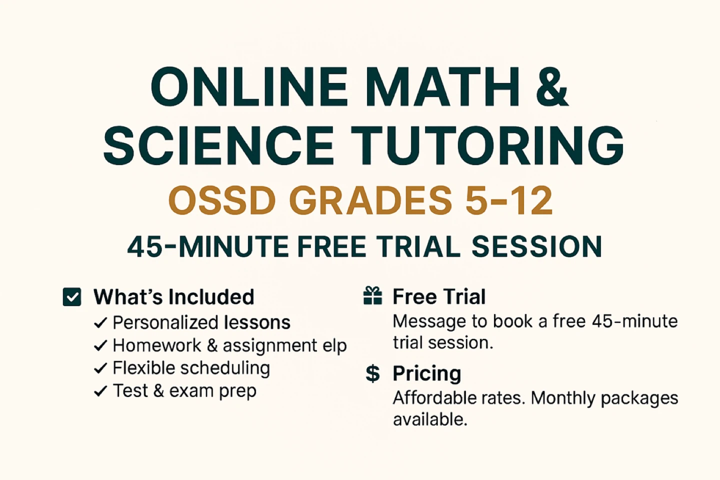 Chemistry & Biology Tutor