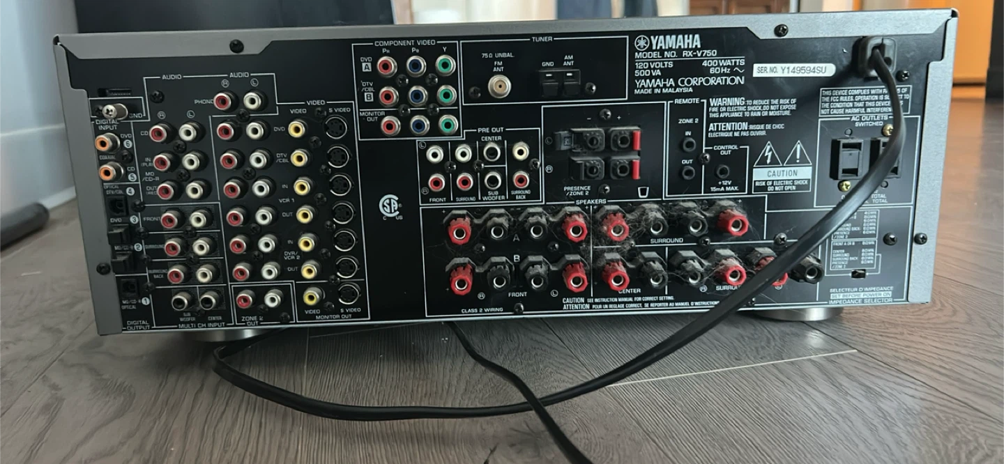 Yamaha Natural Sound AV Receiver RX-V750 - photo 2