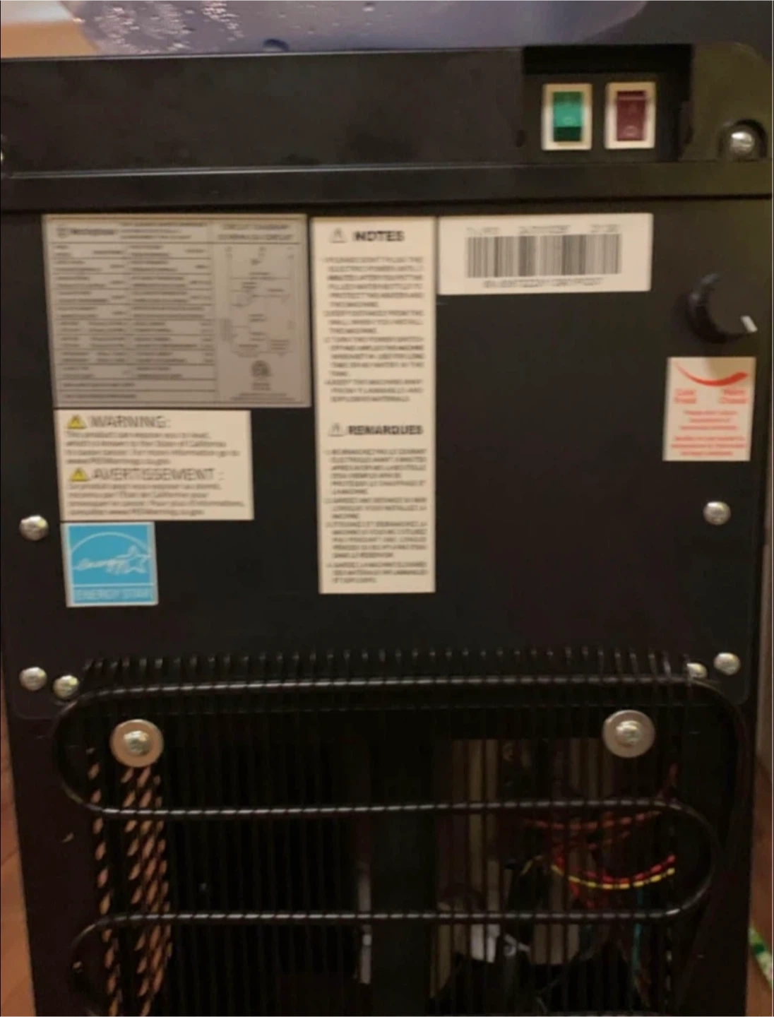 Westinghouse Top-Loading Water Dispenser WKWD T99BK - photo 4