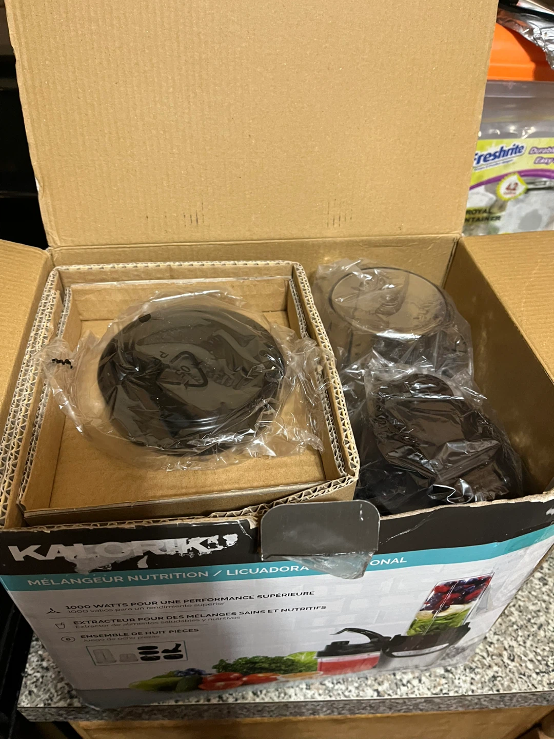 Kalorik 8-Piece Nutrition Blender Set, Black - photo 5