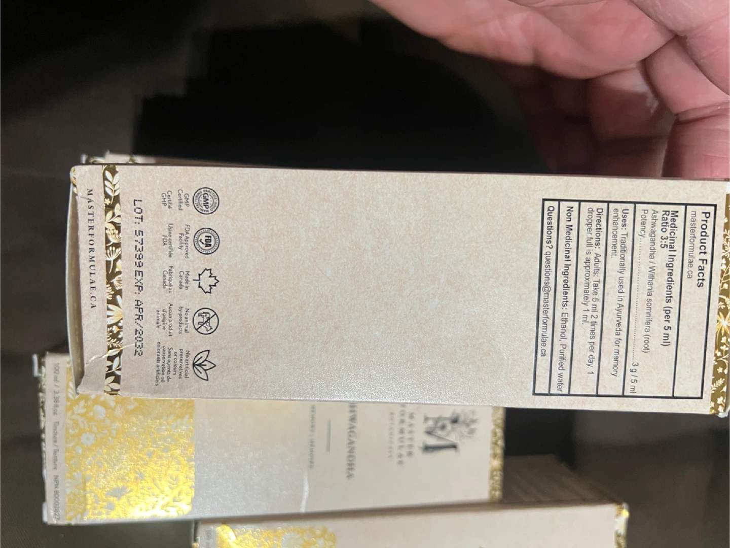 Master Formulae Ashwagandha 100ml - photo 4