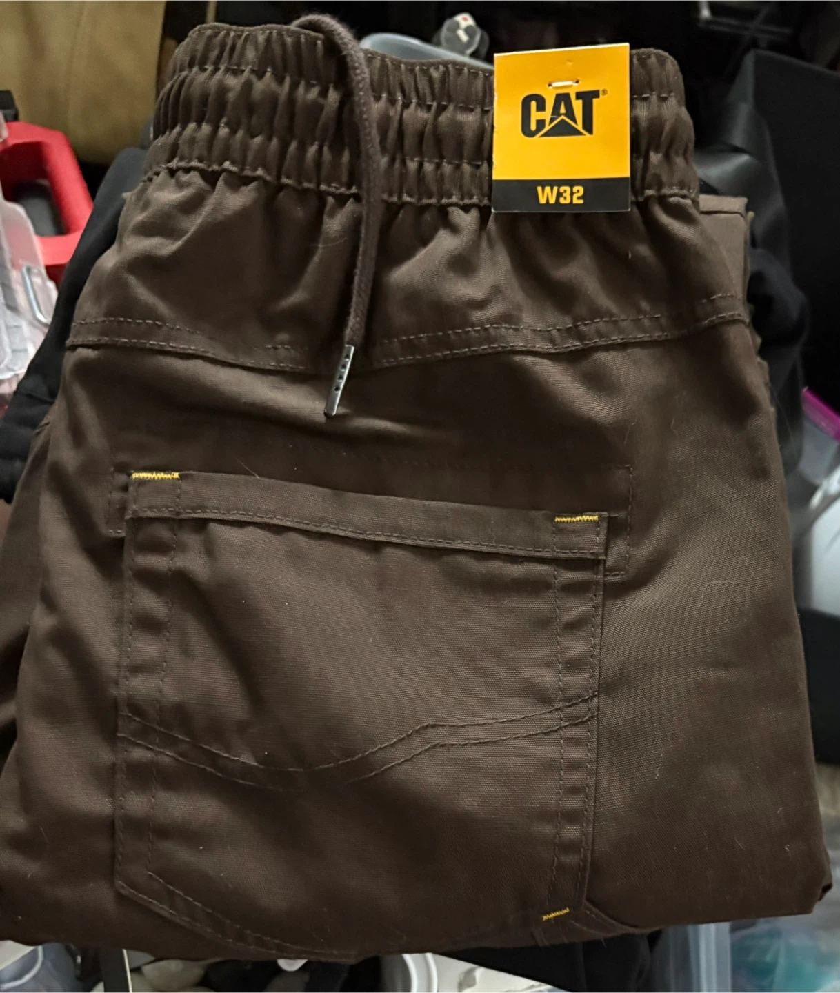 CAT Work Pants Brown W32