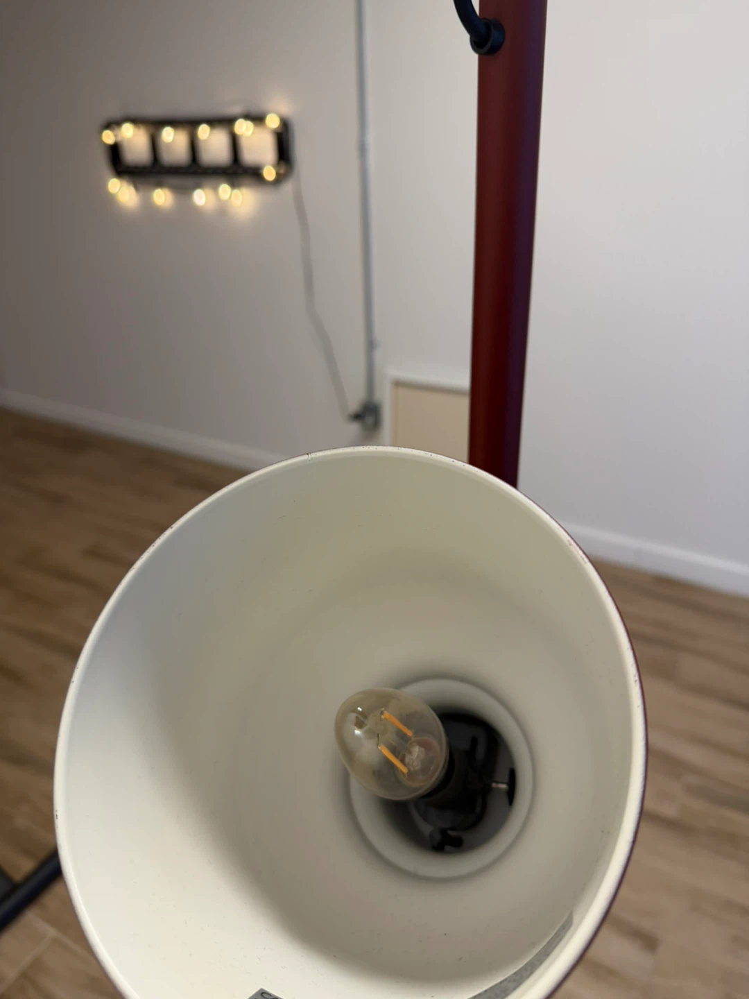 Red Multi-Head Floor Lamp