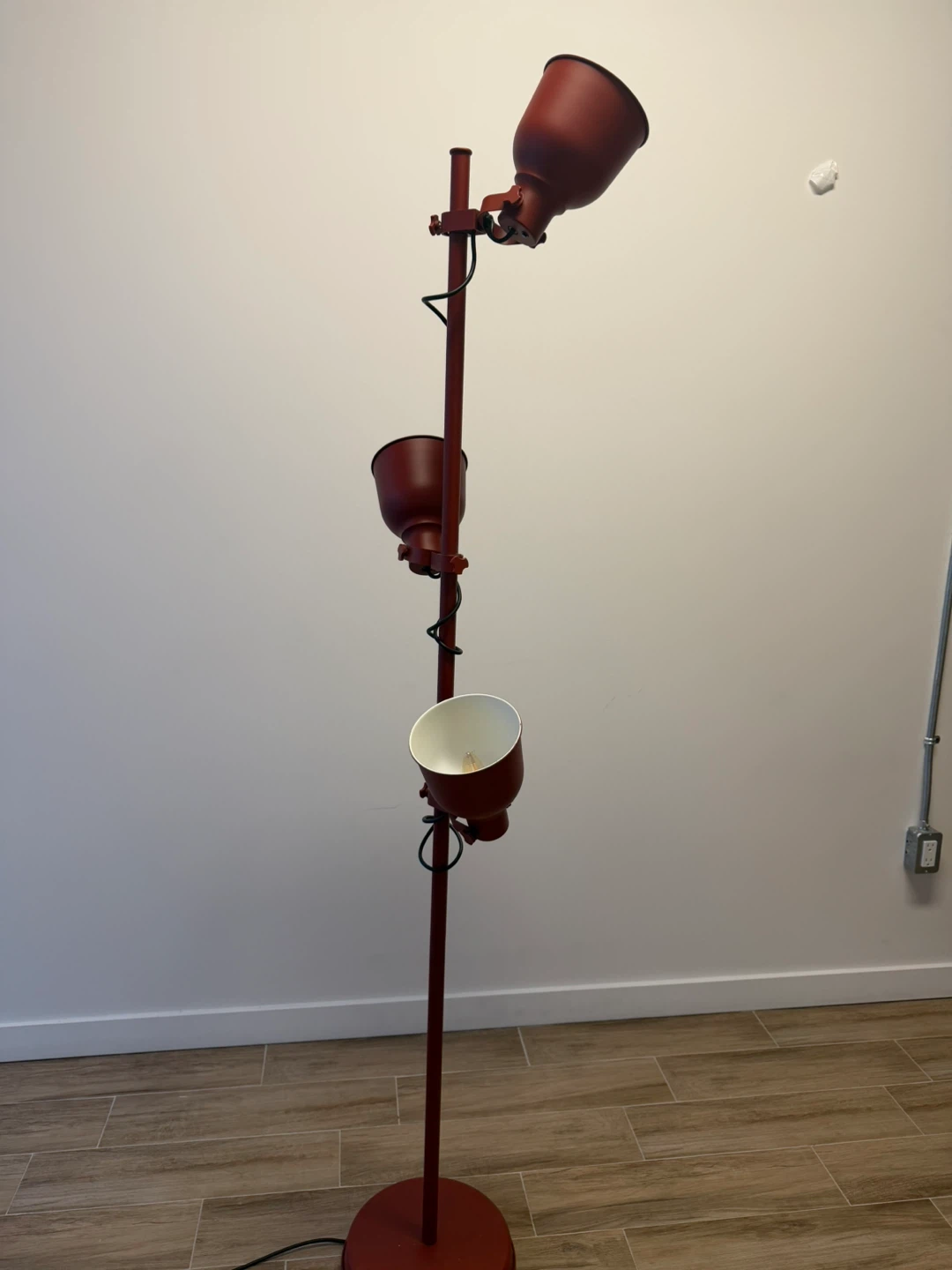 Red Multi-Head Floor Lamp - photo 2