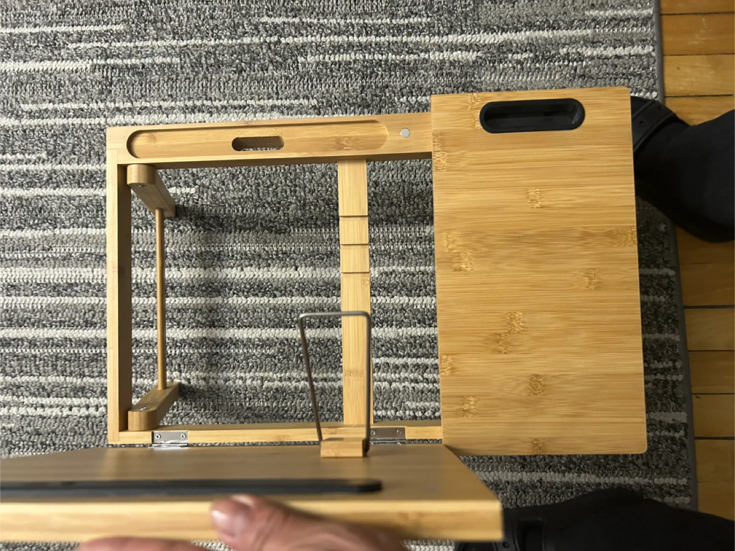 Bamboo Lap Desk with Adjustable Screen - photo 3