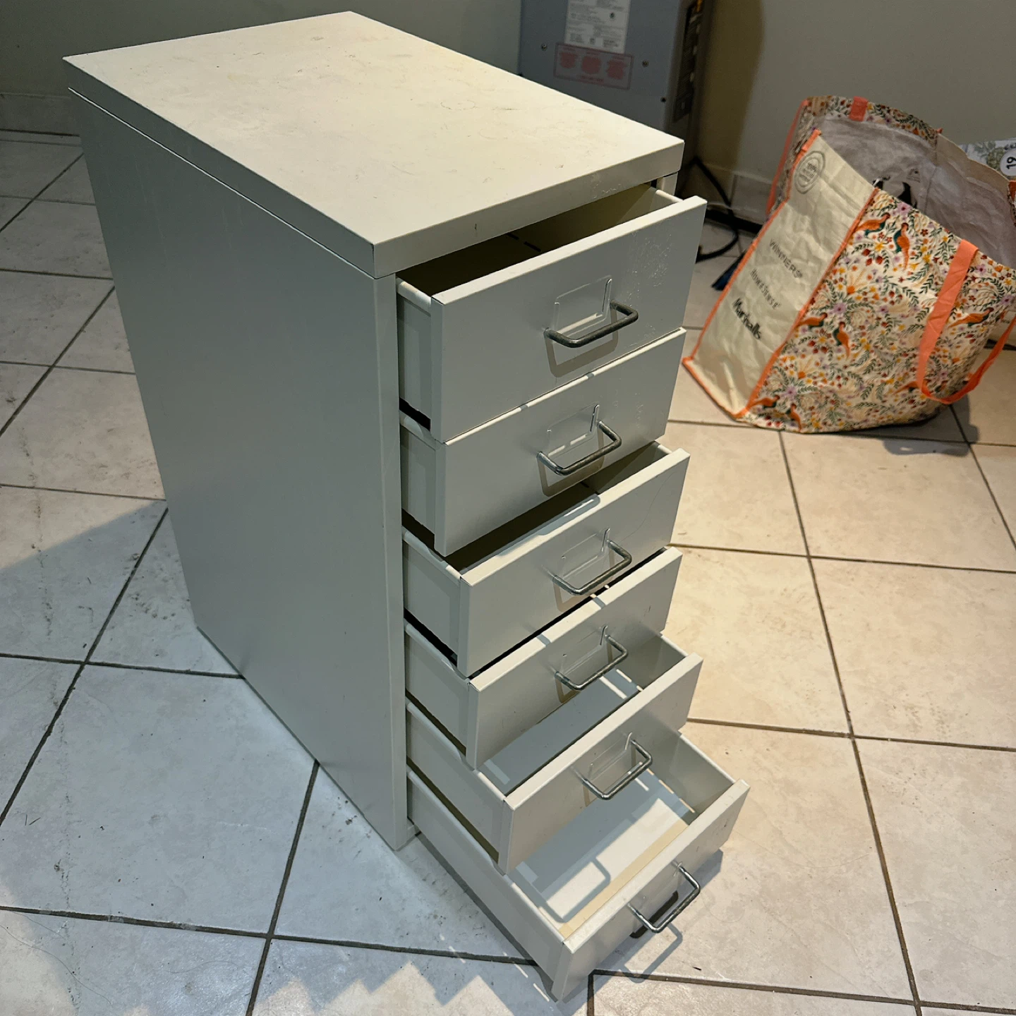 5-Drawer Metal Filing Cabinet - photo 2