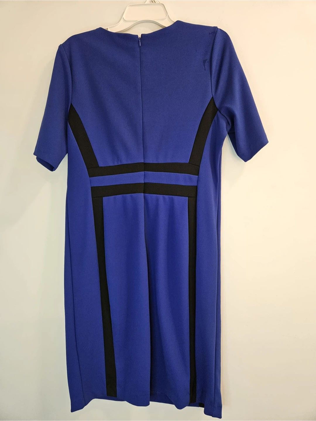 Shelby & Palmer Blue and Black Sheath Dress - photo 2