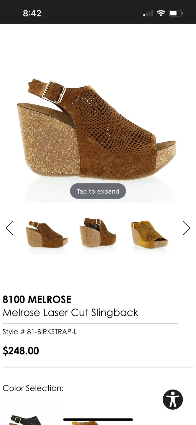 🆕Bogs & Co. Women's Brown Wedge Sandals Size 37