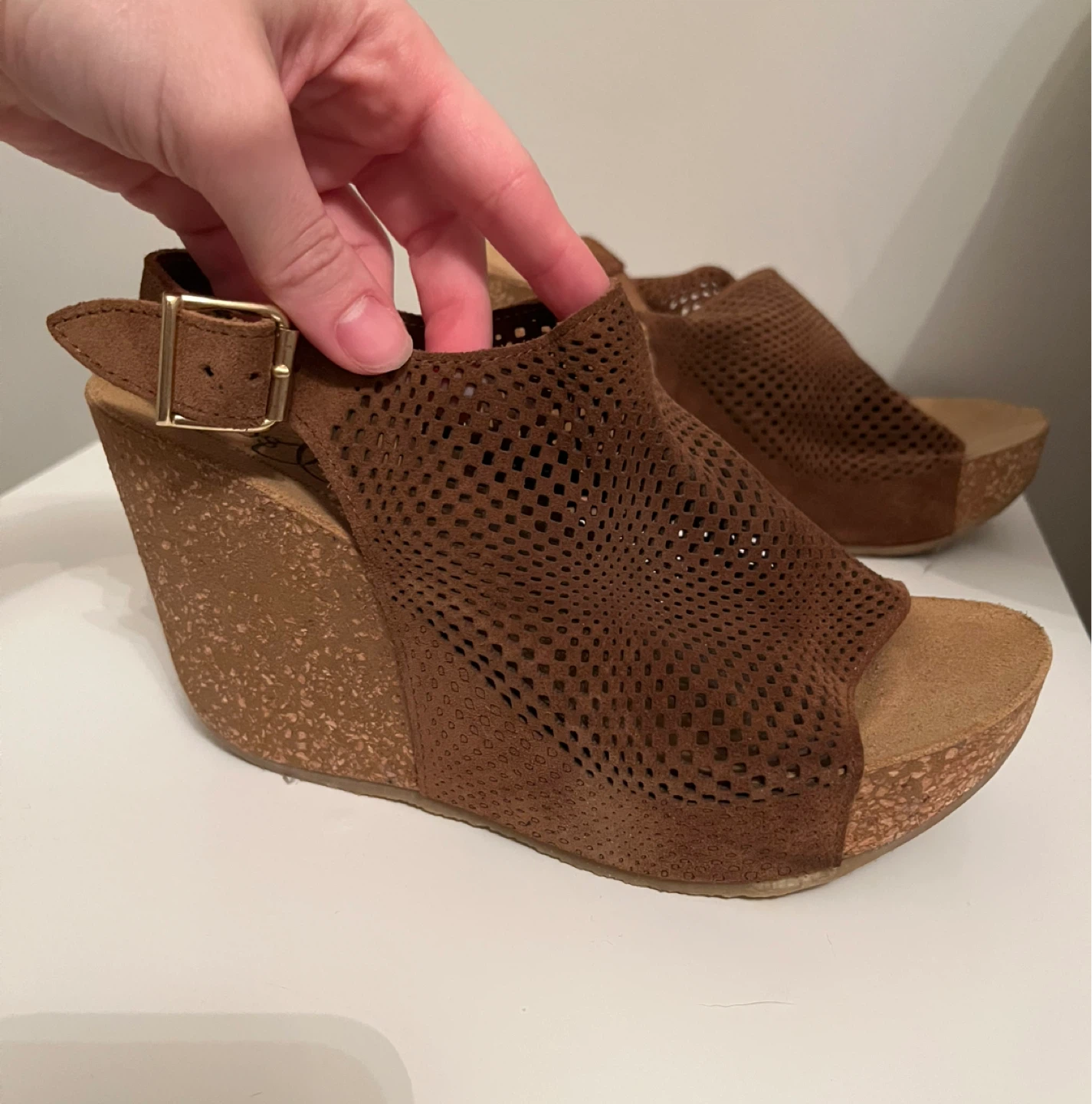 🆕Bogs & Co. Women's Brown Wedge Sandals Size 37