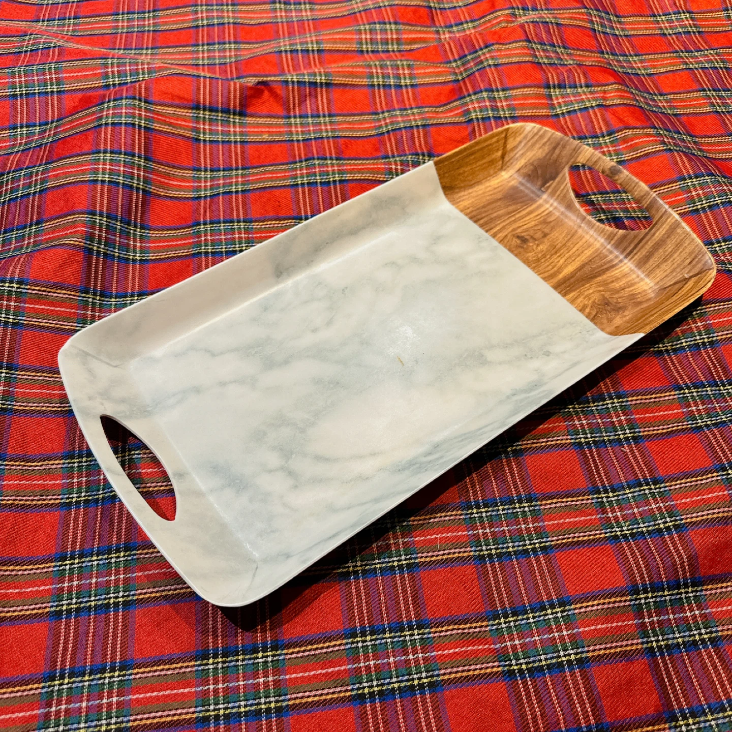 Serving Tray with Handles - Plastic