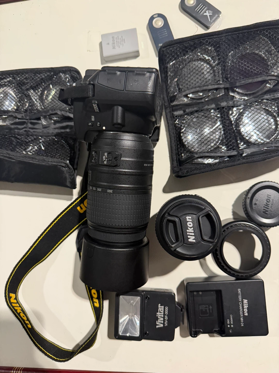 Nikon Digital Camera with Lens and Accessories