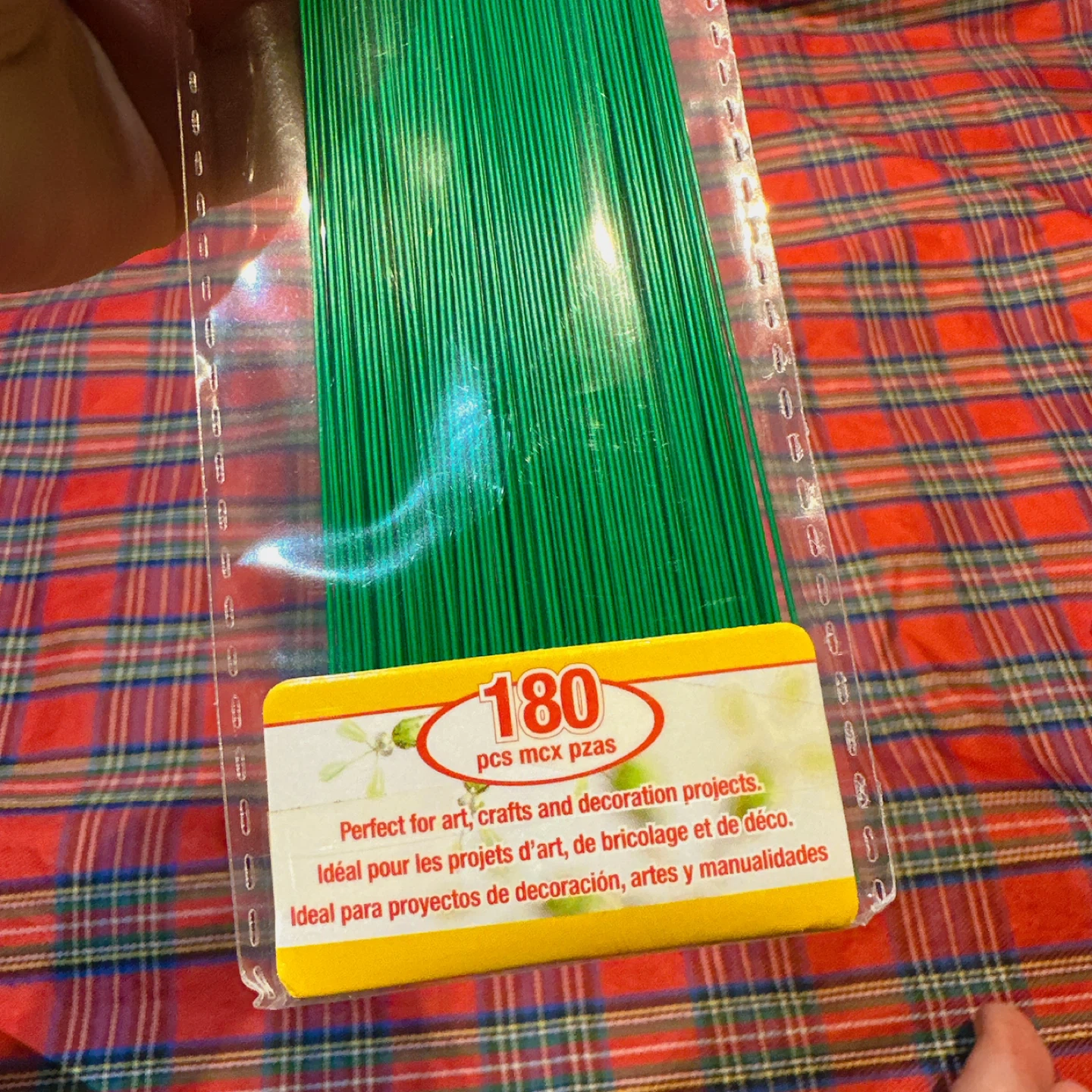 Green Floral Wire - 180 Pcs