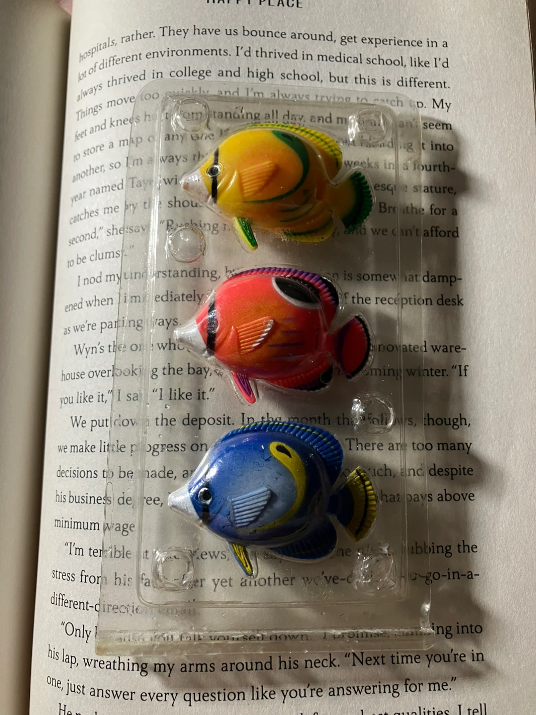 Set of 3 Toy Tropical Fish