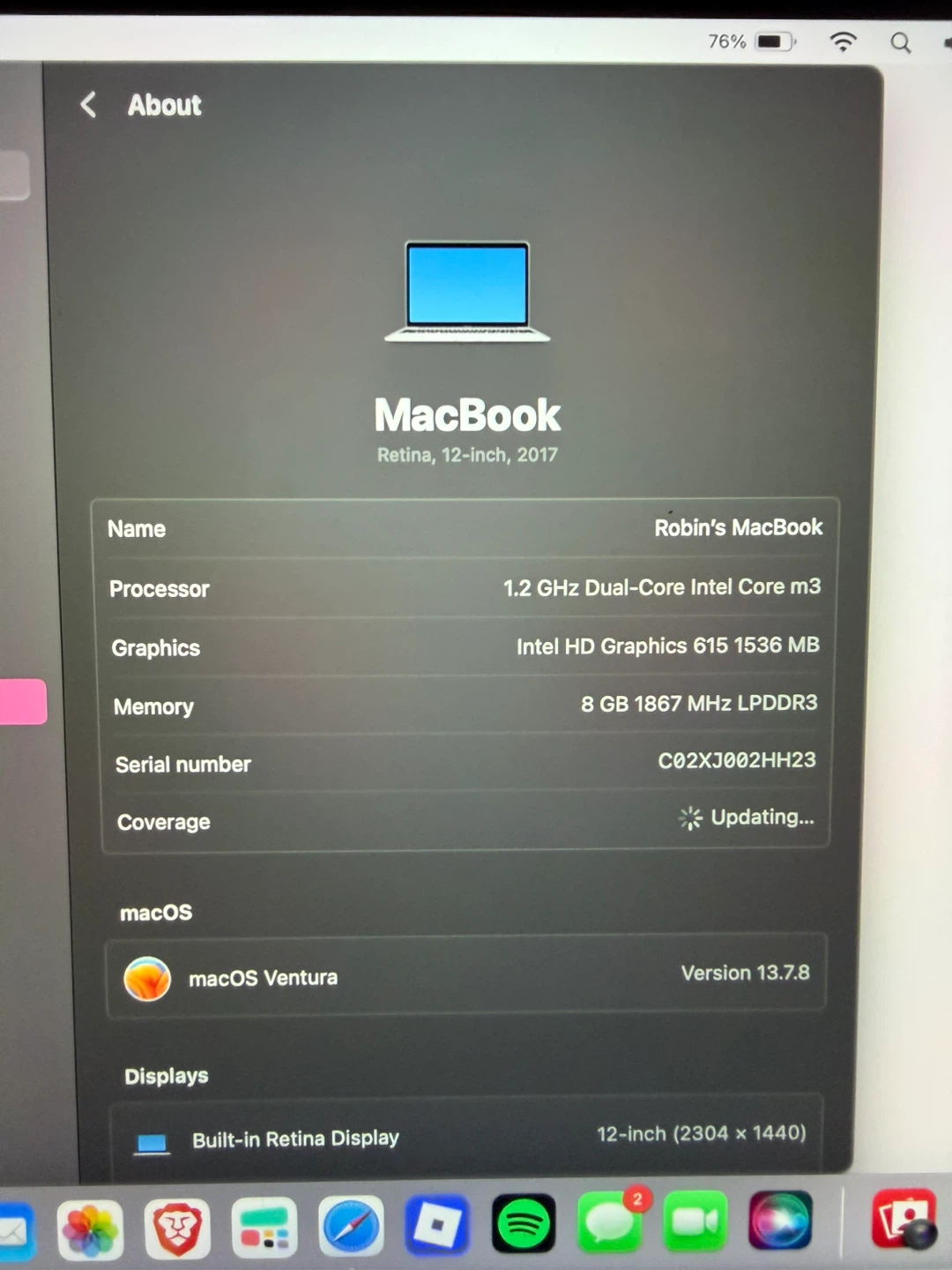Apple MacBook Retina 12-Inch (2017) - photo 5