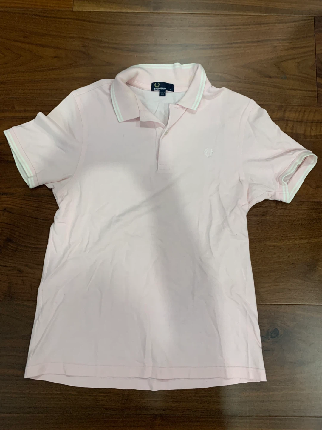 Fred Perry Pink Polo Shirt - Size M