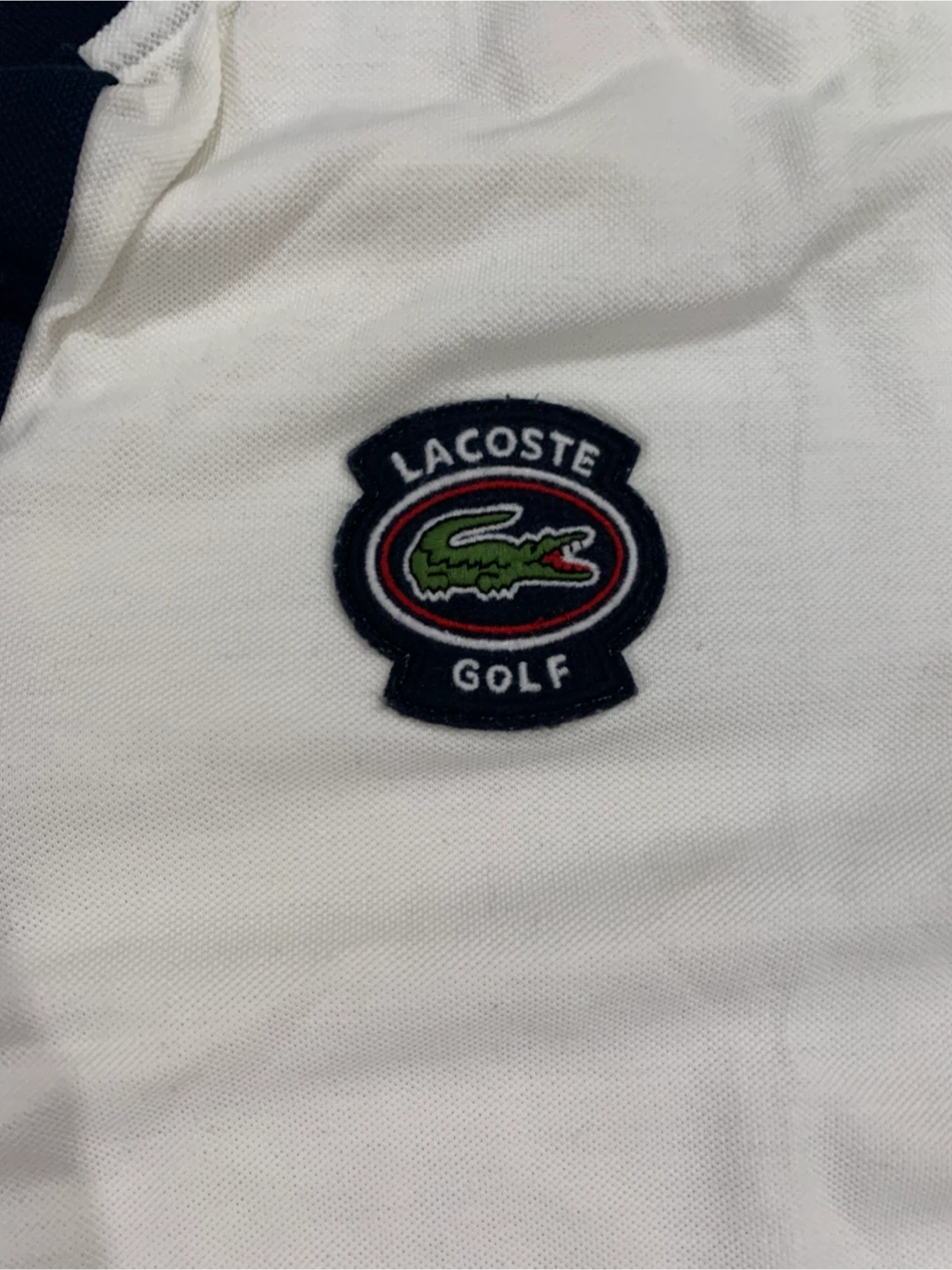 Lacoste Sport Golf Polo Shirt White Navy - photo 2
