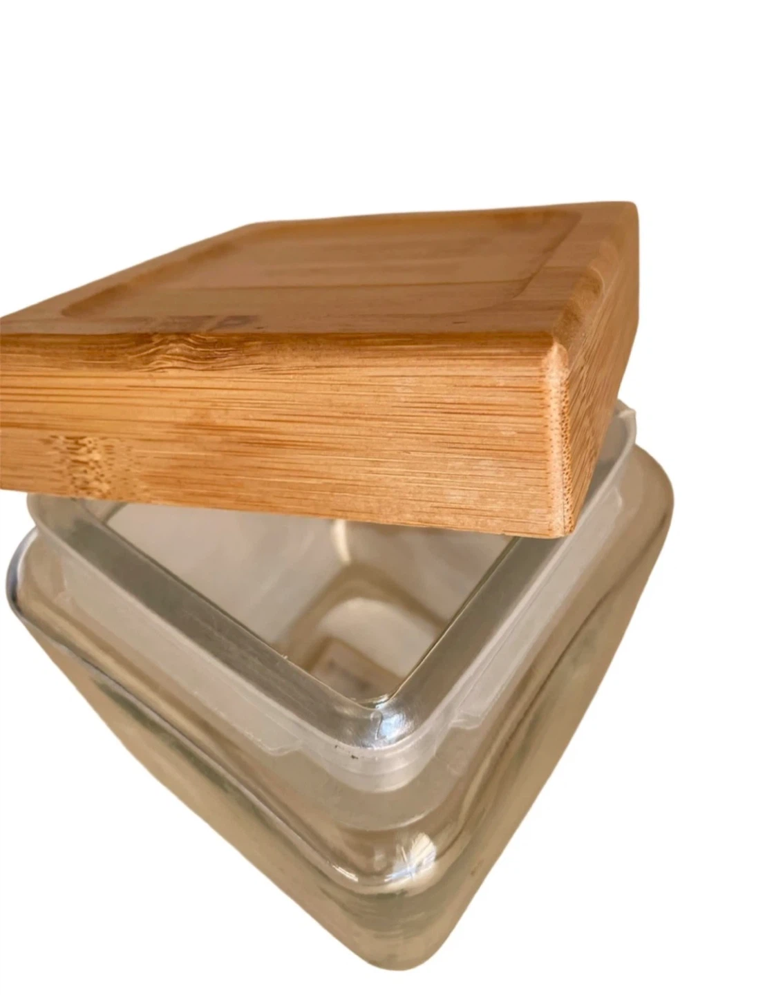 Home Basics 42oz Glass Canister with Bamboo Lid - photo 5