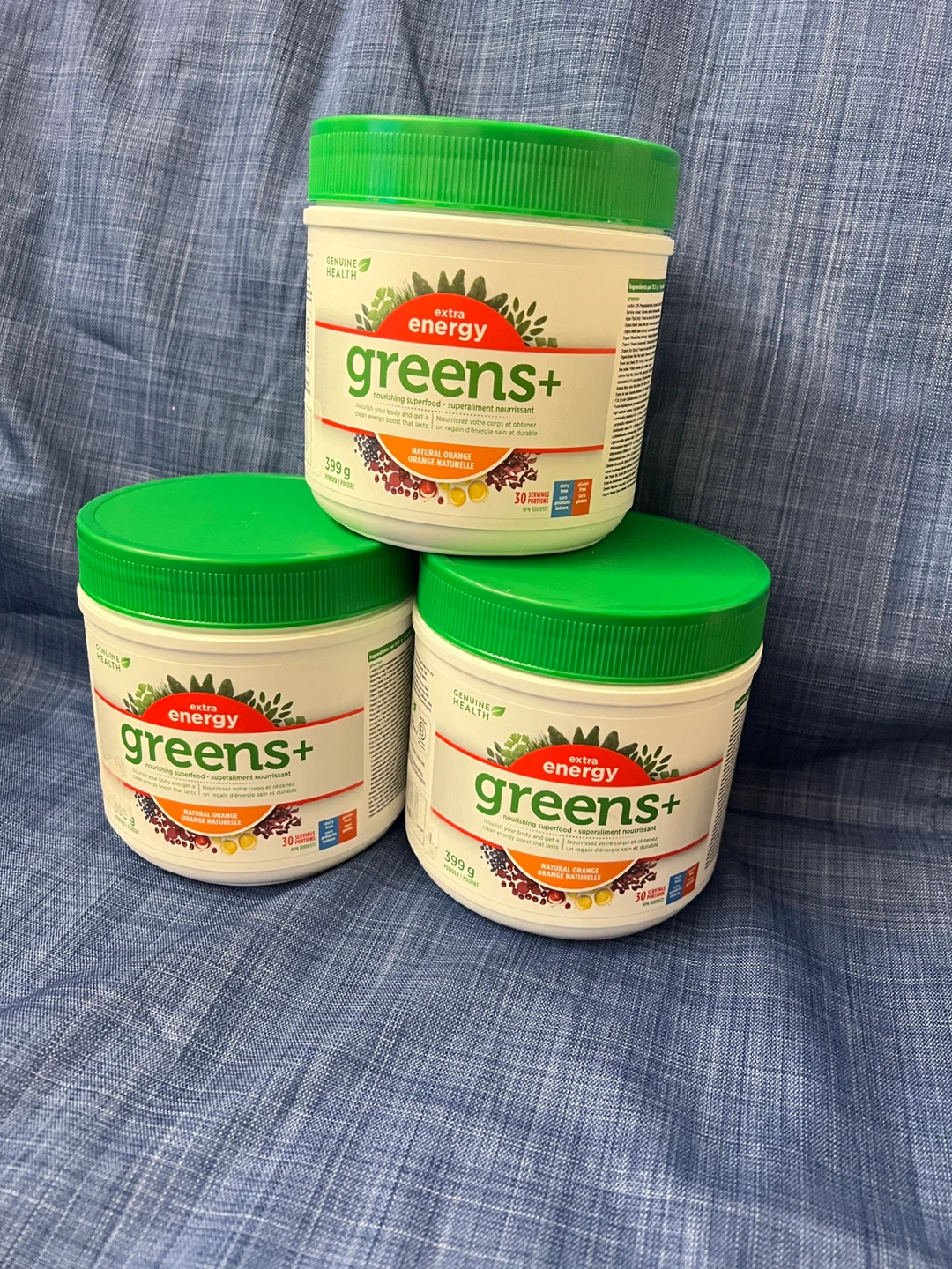 Genuine Health Extra Energy Greens399g)