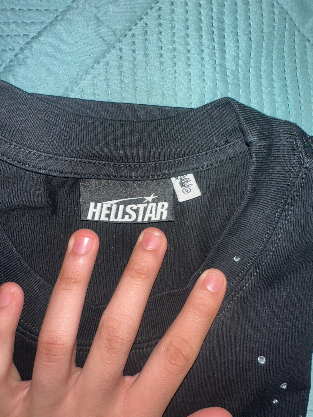 Hellstar Black Graphic T-Shirt Size S - photo 2