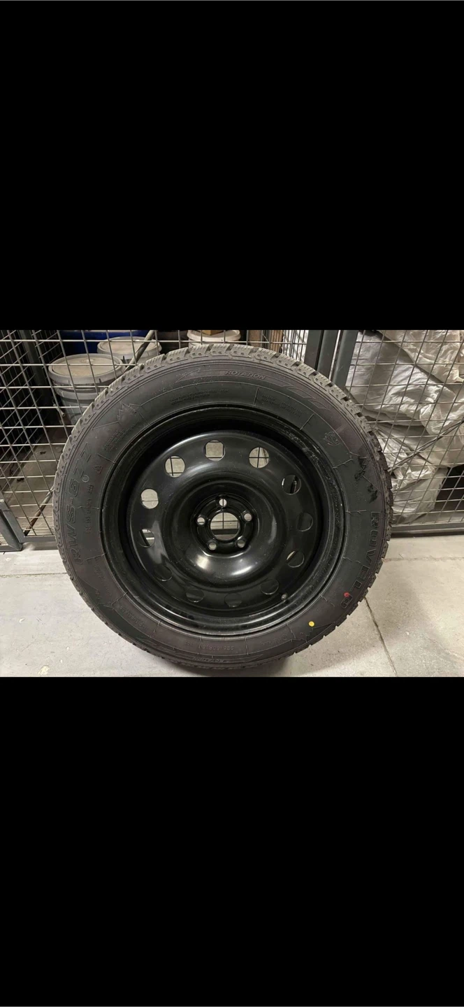 Winter tires including black steel wheels 225/65R17 - photo 3