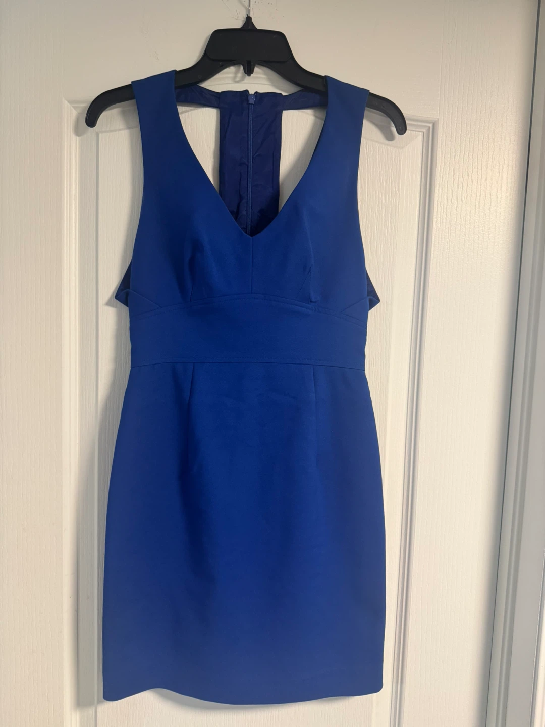 Black Halo Royal Blue Mini Dress