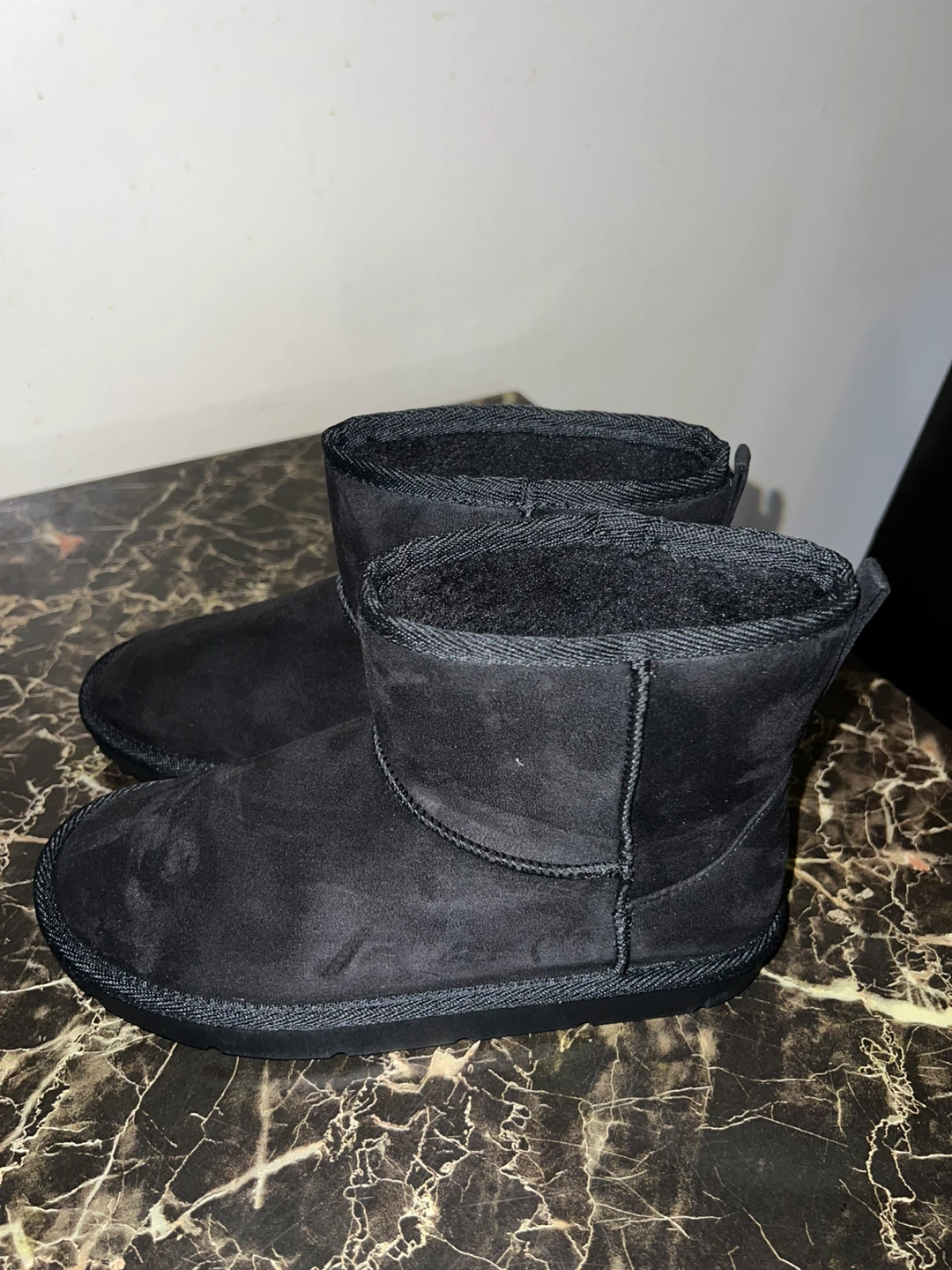 Black Suede Winter Boots - photo 2