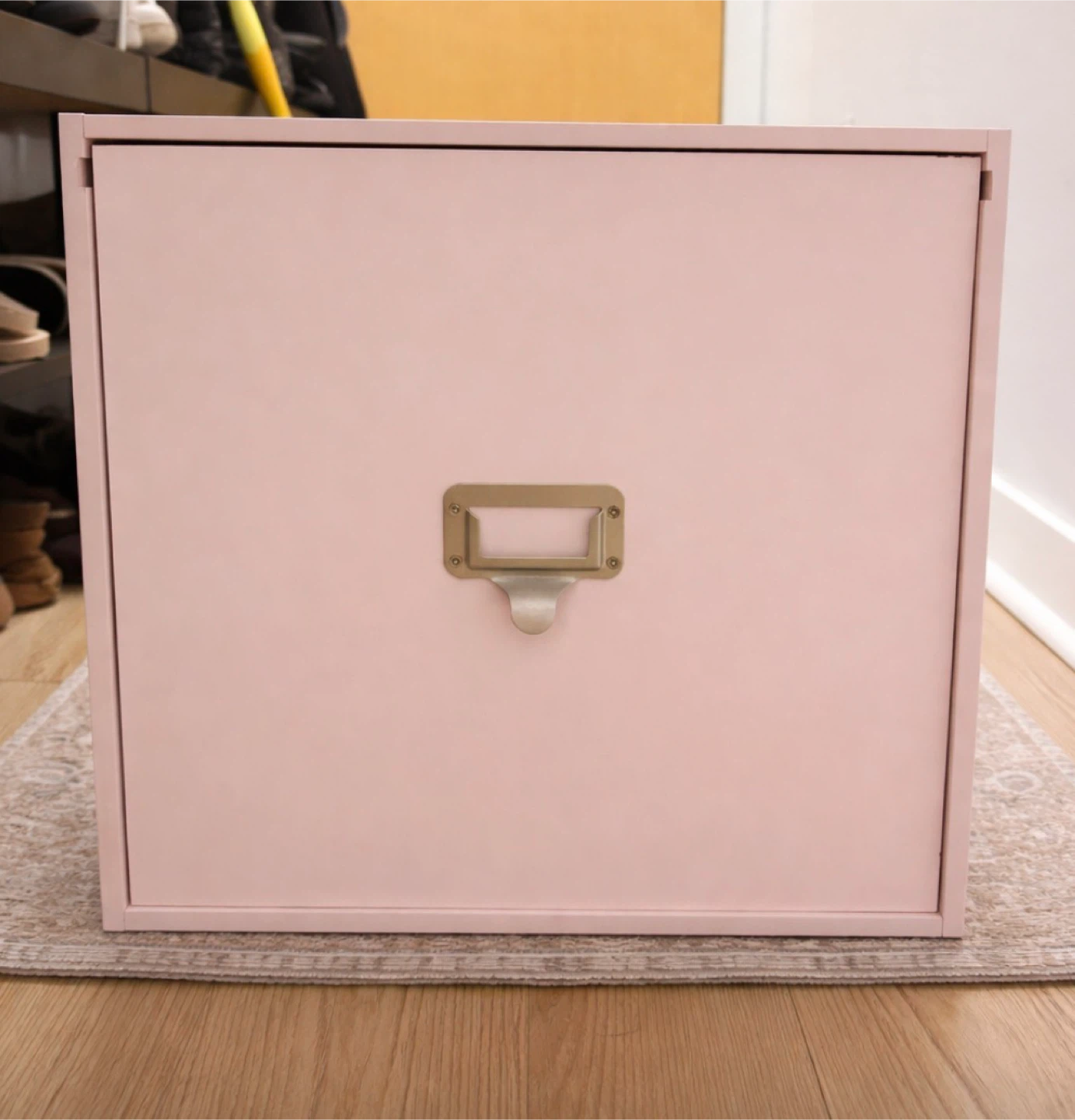 White Filing Cabinet with Drawer