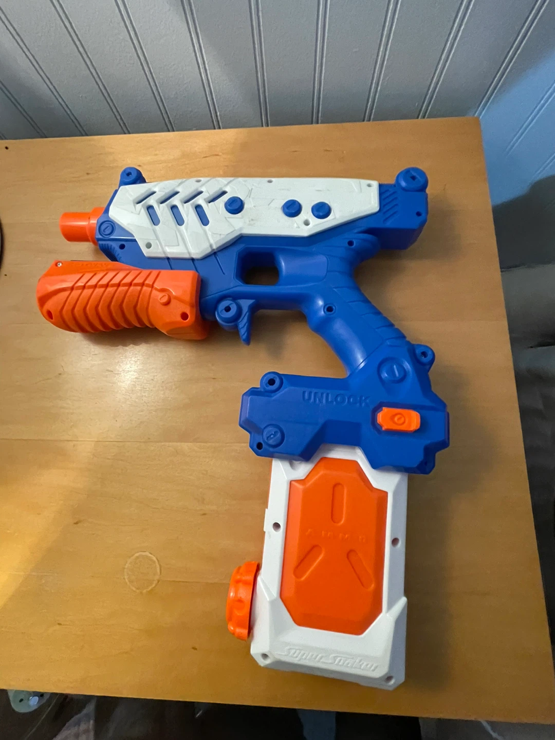2 guns - Blue and Green Nerf Super Soaker Water Blaster