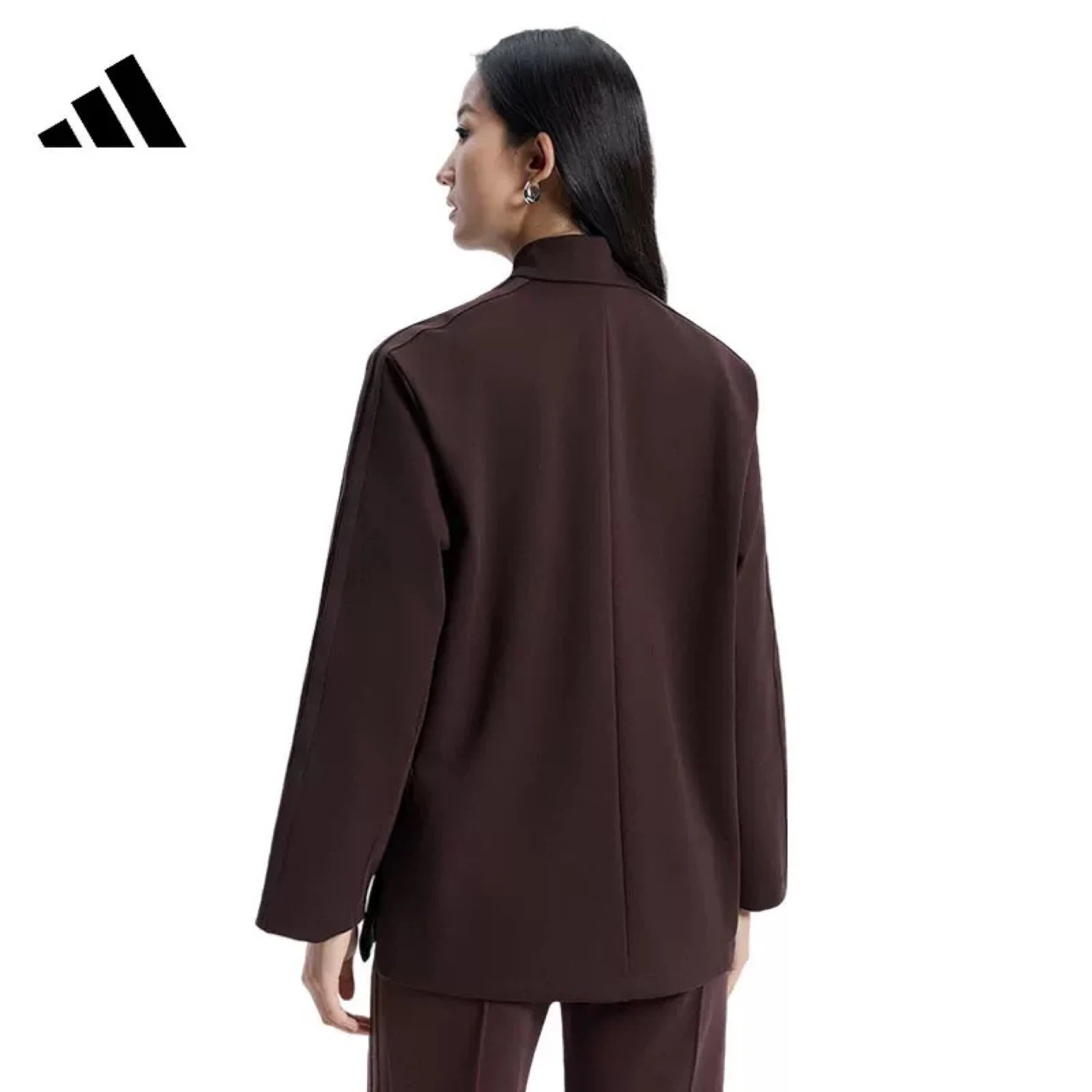 Adidas x Samuel Gui Yang Chinese Style Suit Jacket Brown - photo 3