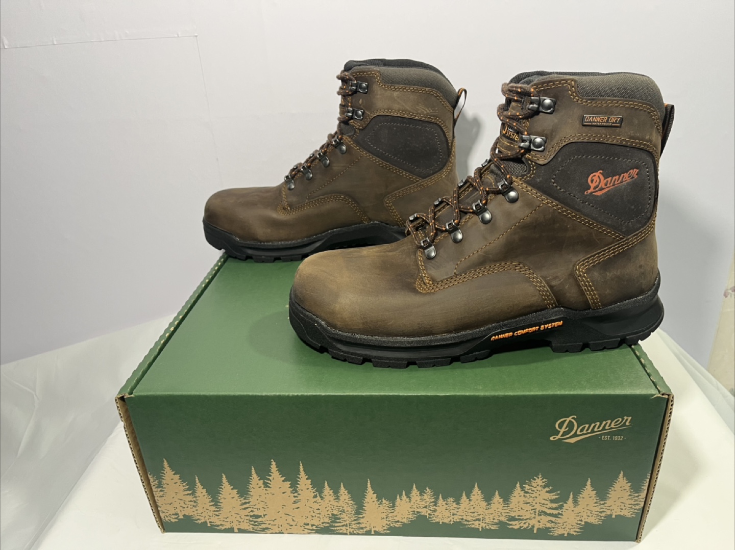New Danner Crafter Men's Waterproof  Boots Size 7.5 D Brown - photo 3