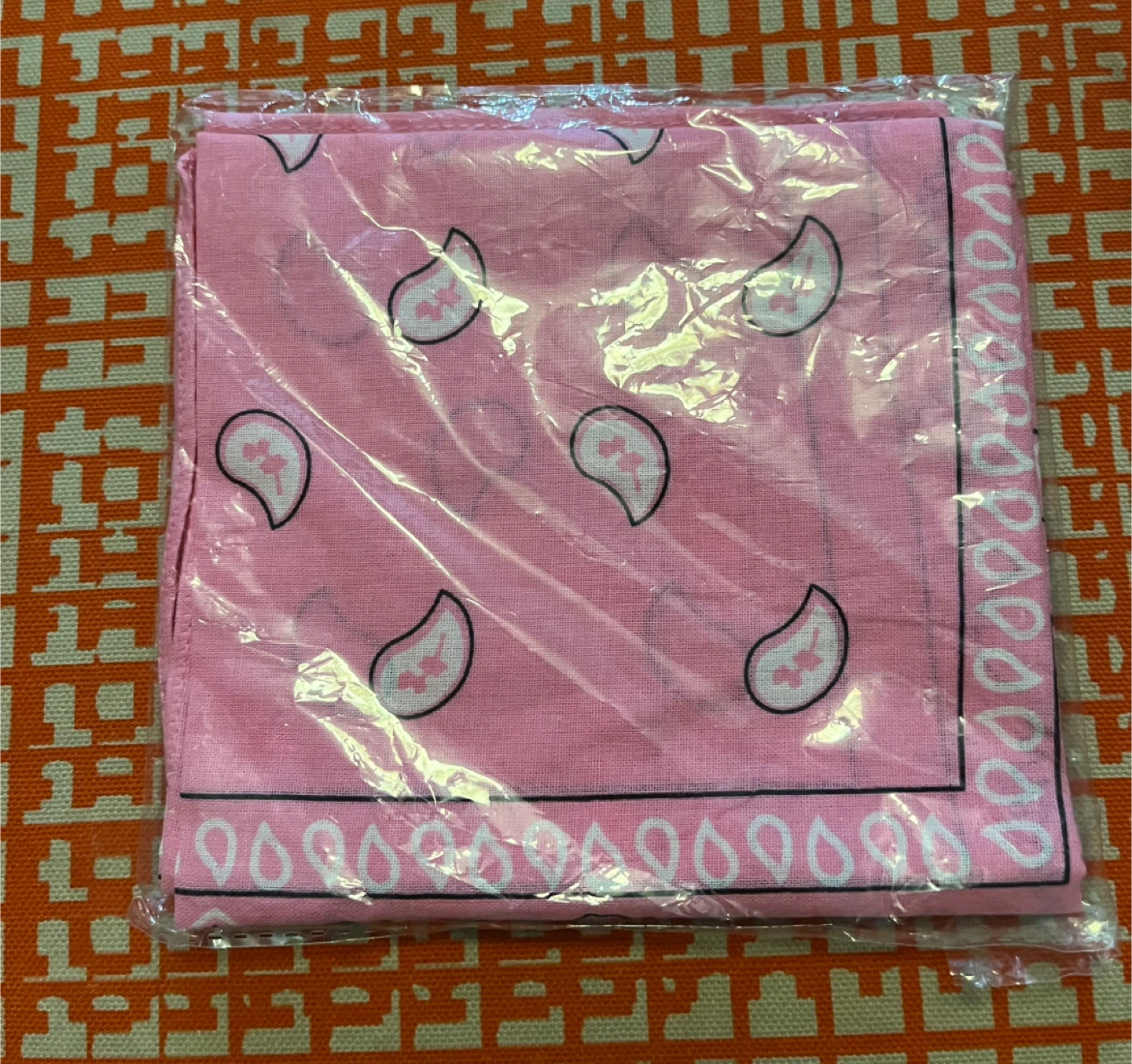 Pink Paisley Bandana - photo 2