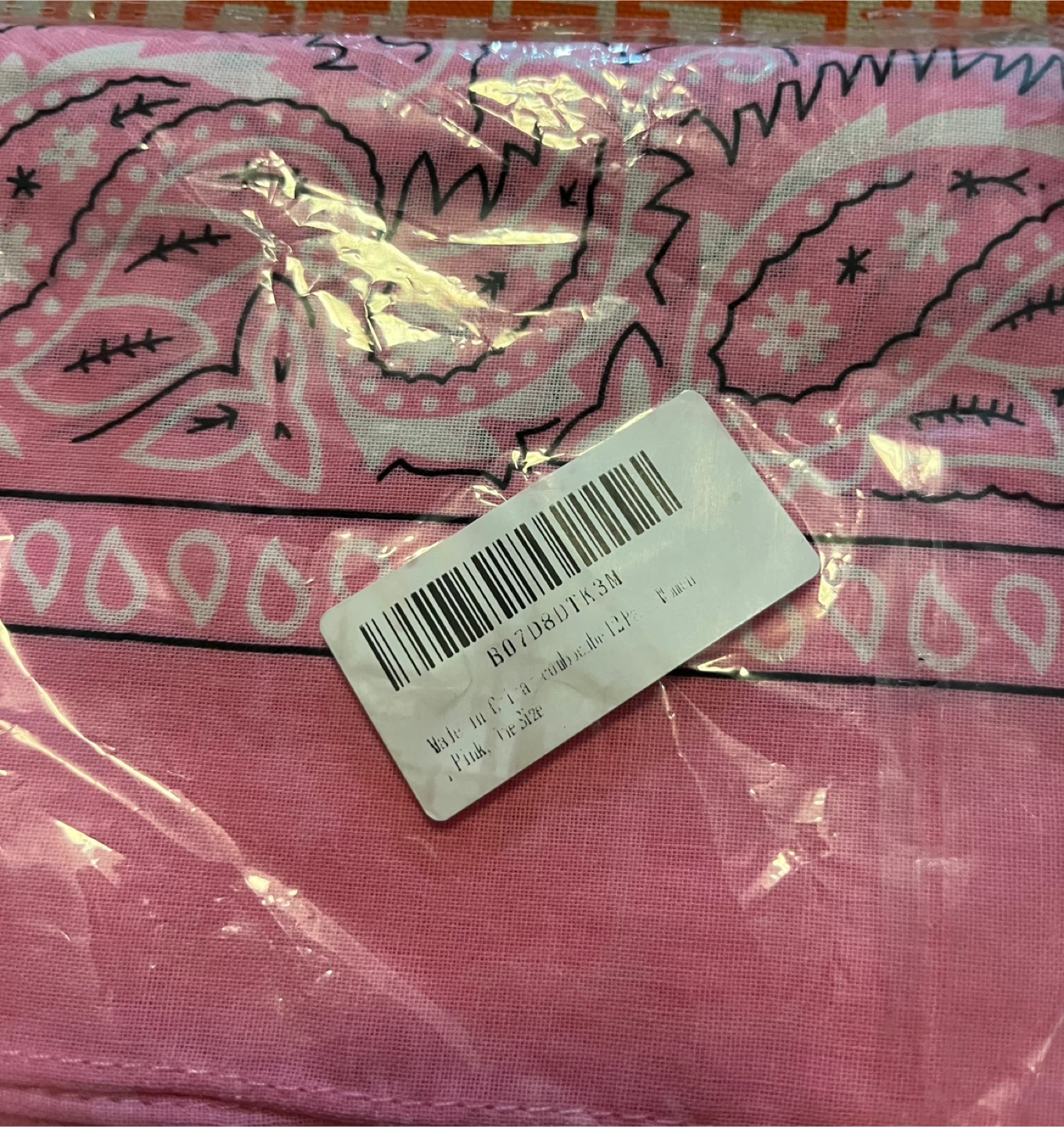 Pink Paisley Bandana - photo 3