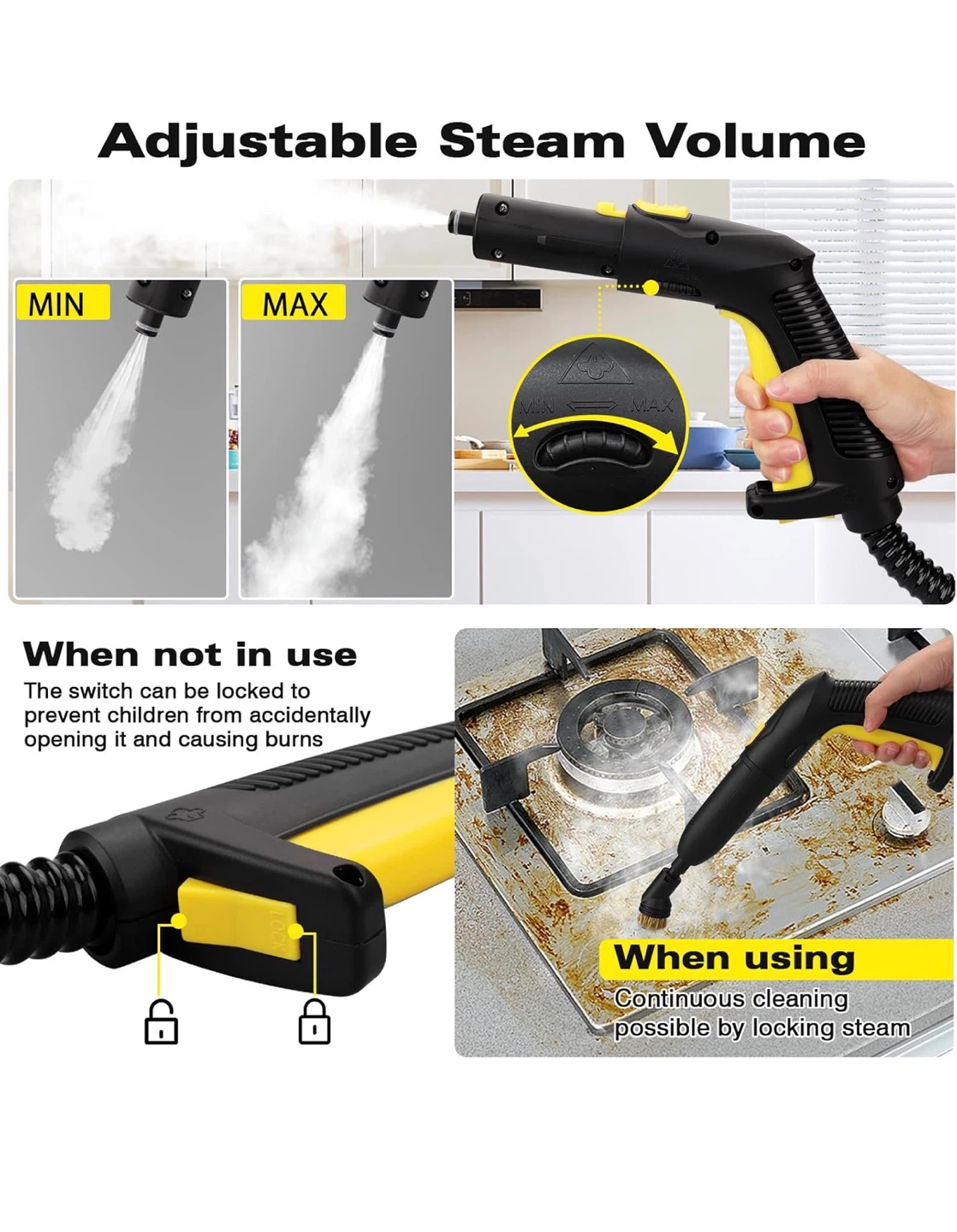 TVD Steam Cleaner with 26 Accessories - photo 5