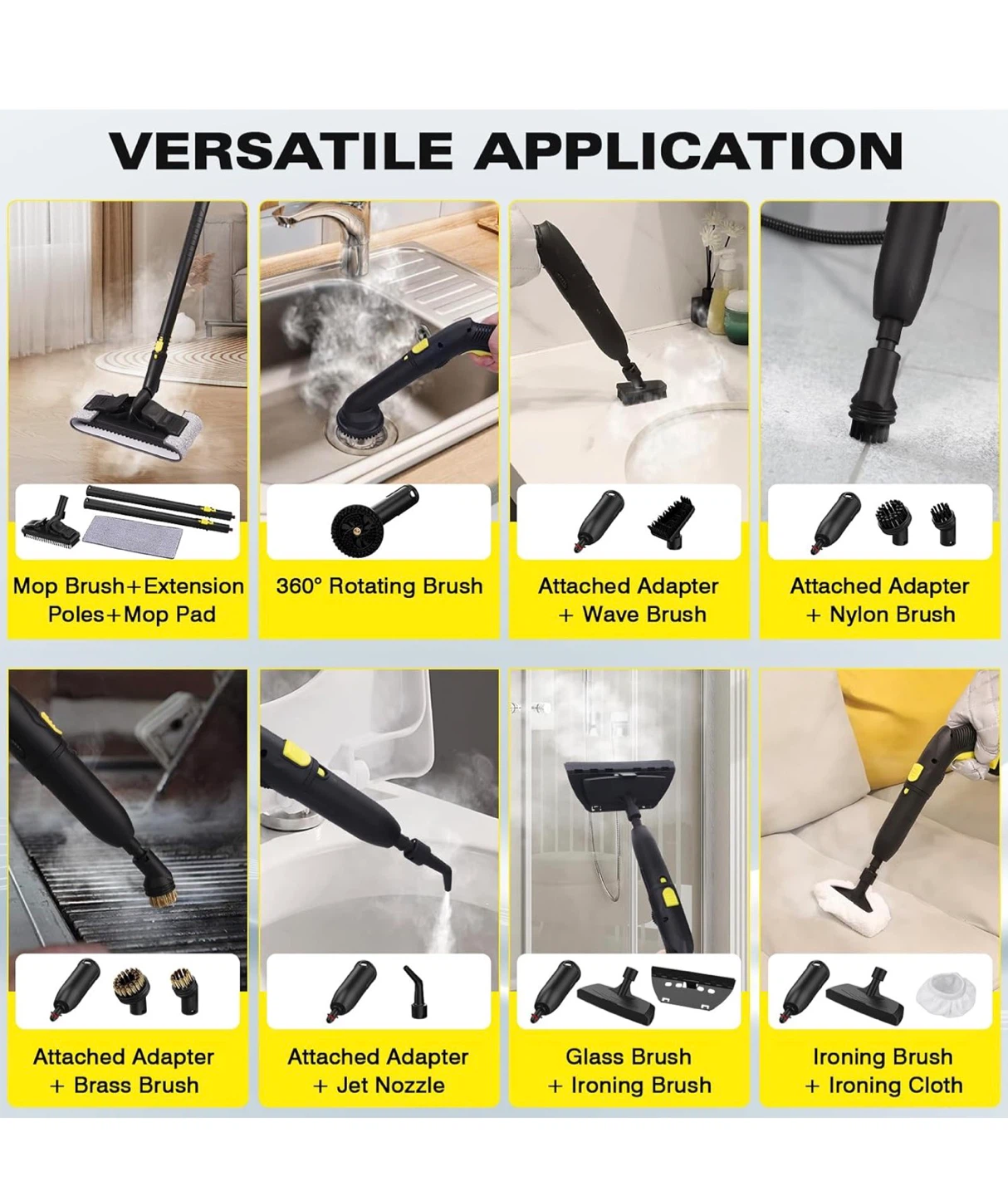 TVD Steam Cleaner with 26 Accessories - photo 4