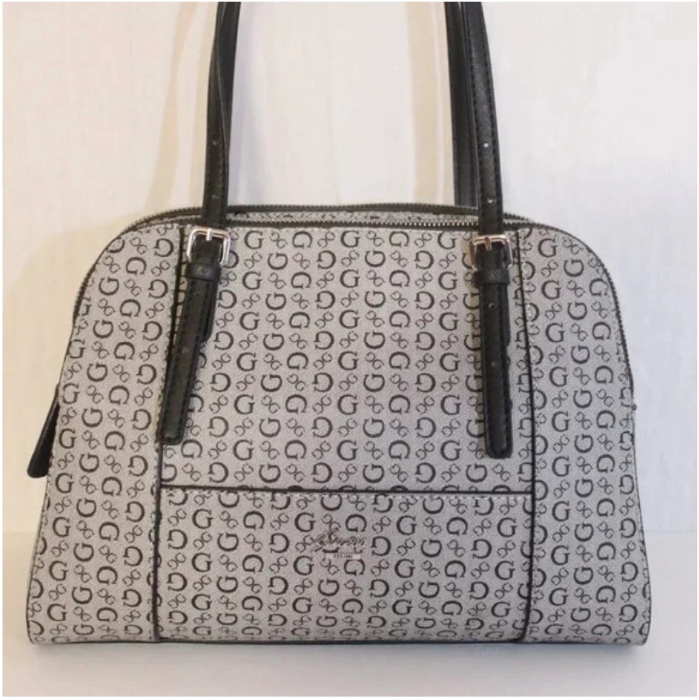 Guess Monogrammed Shoulder Bag