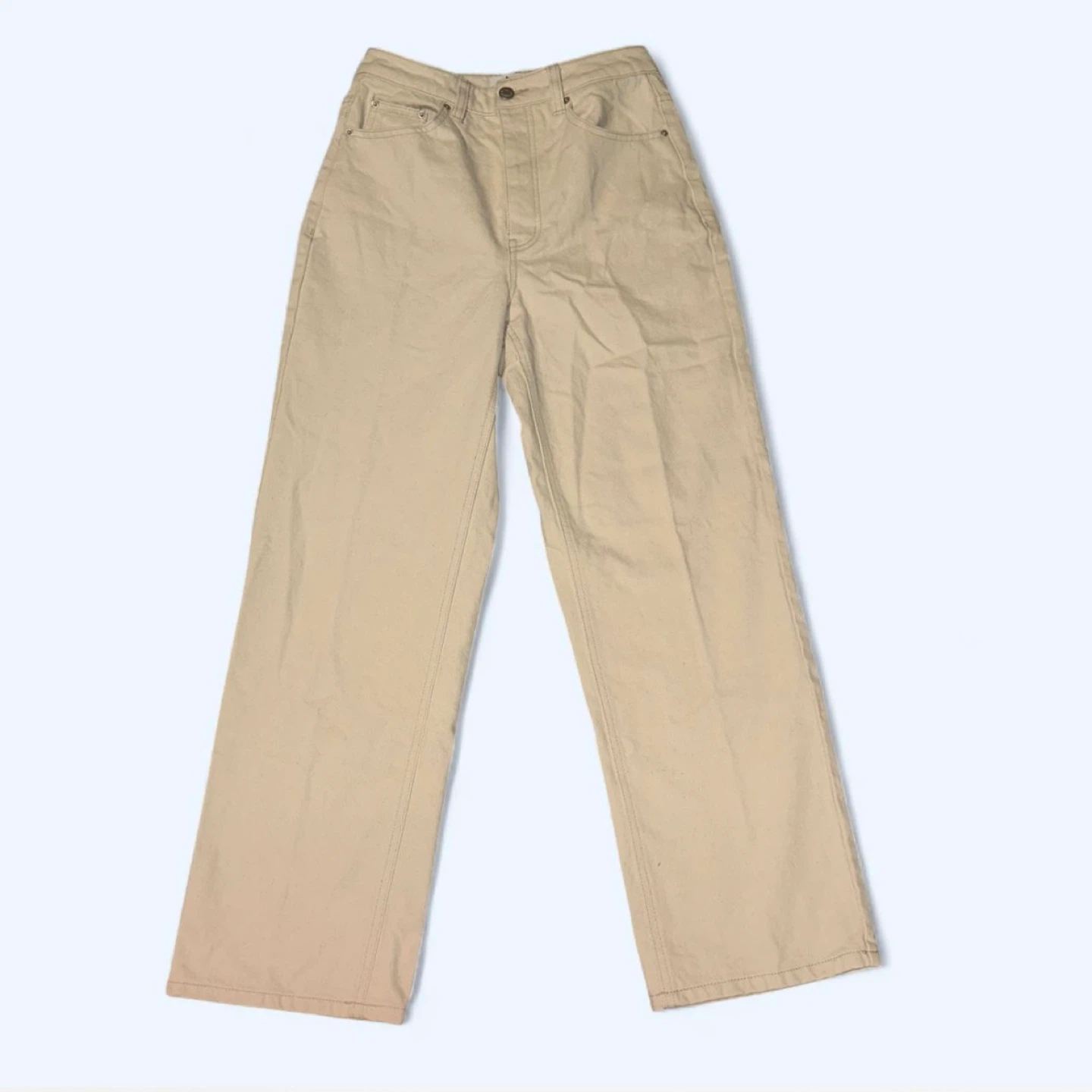 Twik Par Simons cream/white straight-leg jeans size 27
