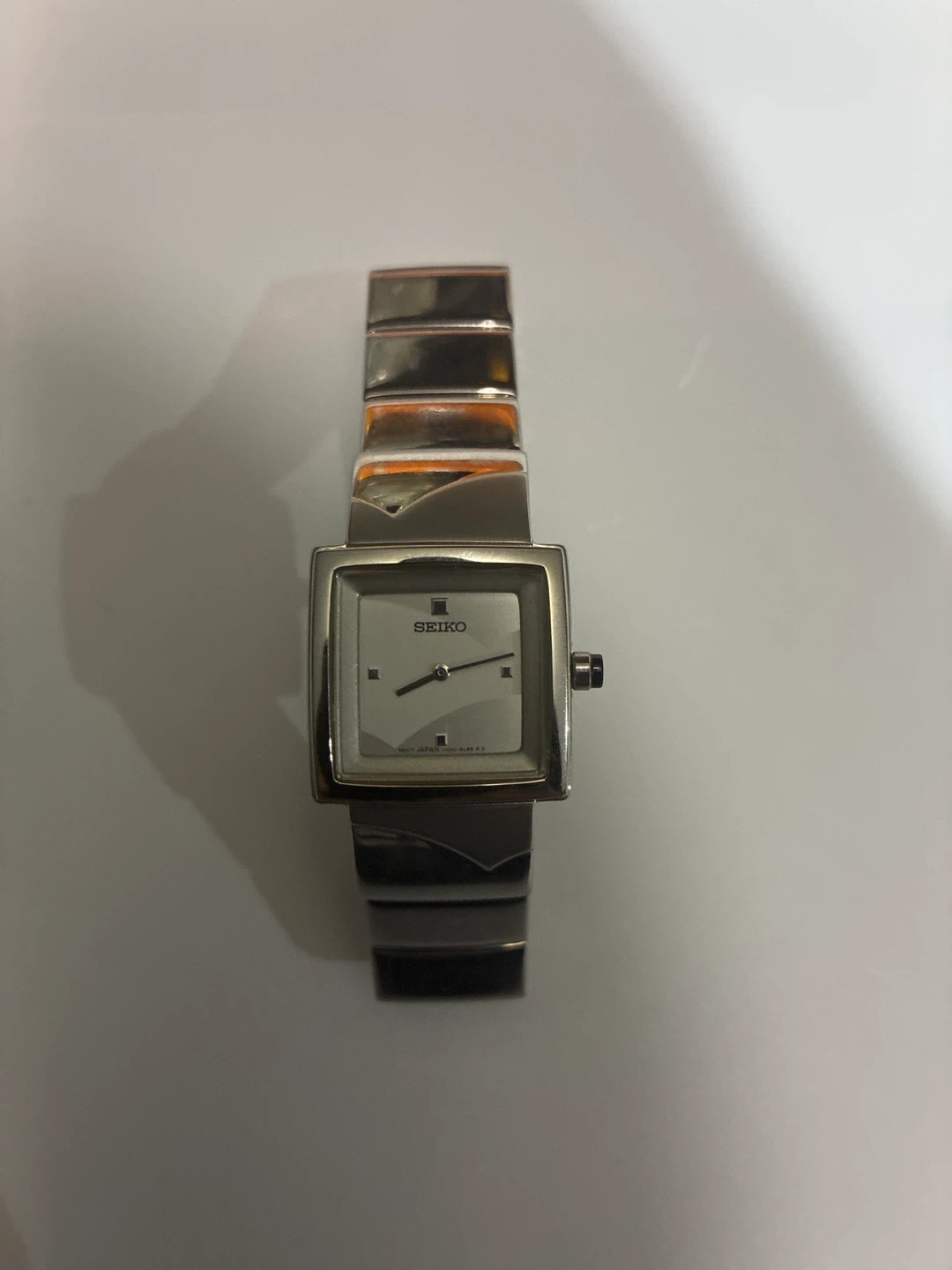 Seiko Women's Square Face Watch - Silver Tone